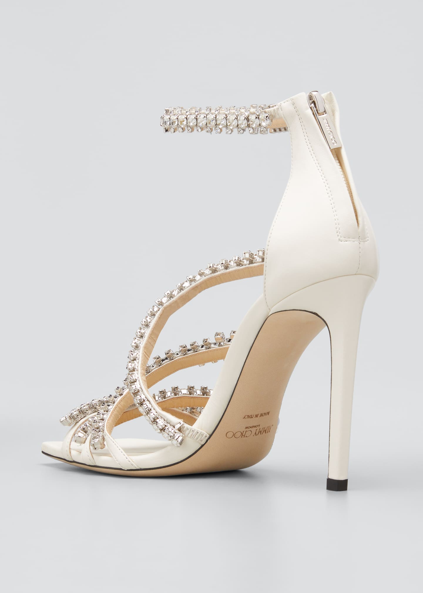 crystal strappy sandals