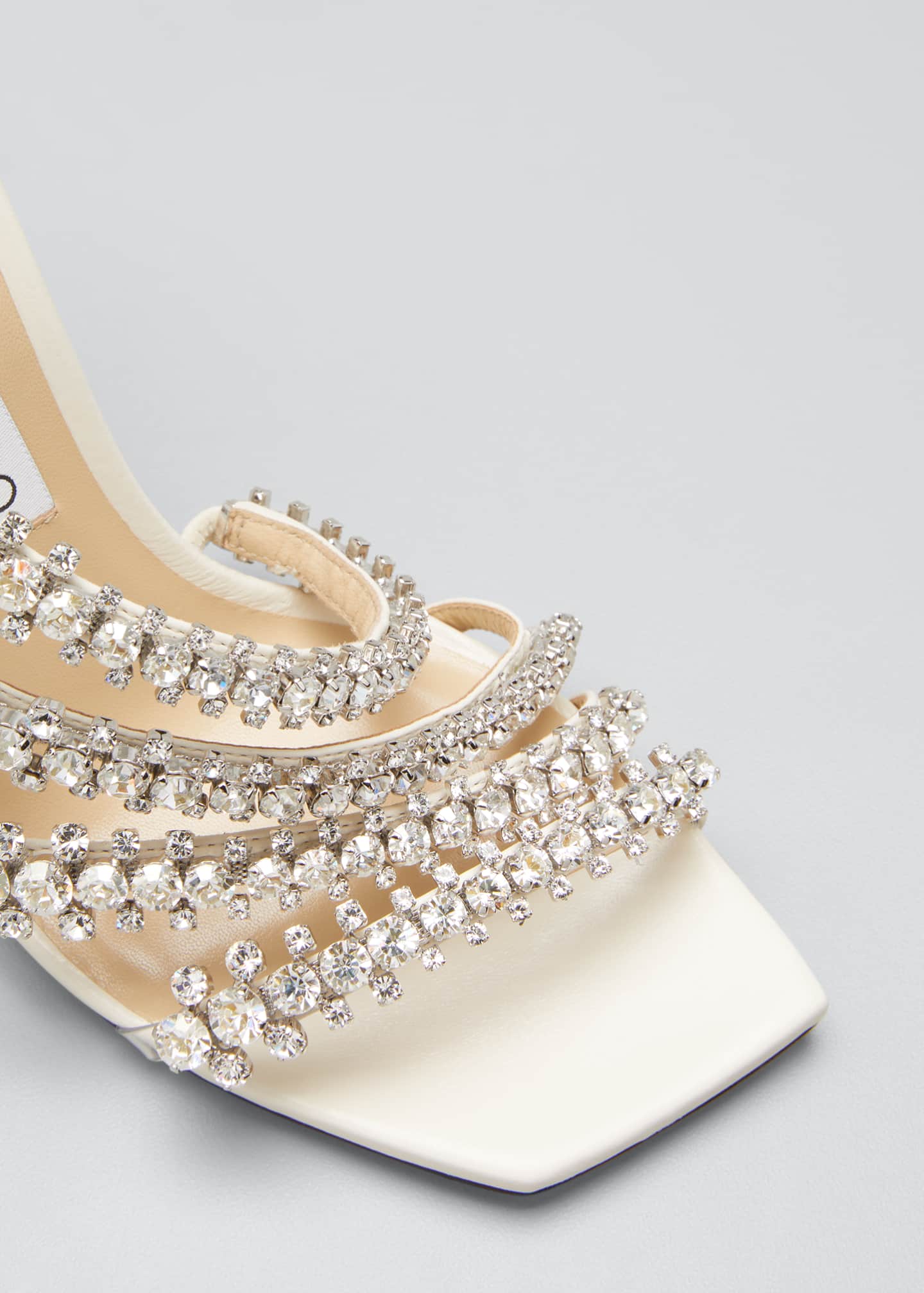 crystal strappy sandals