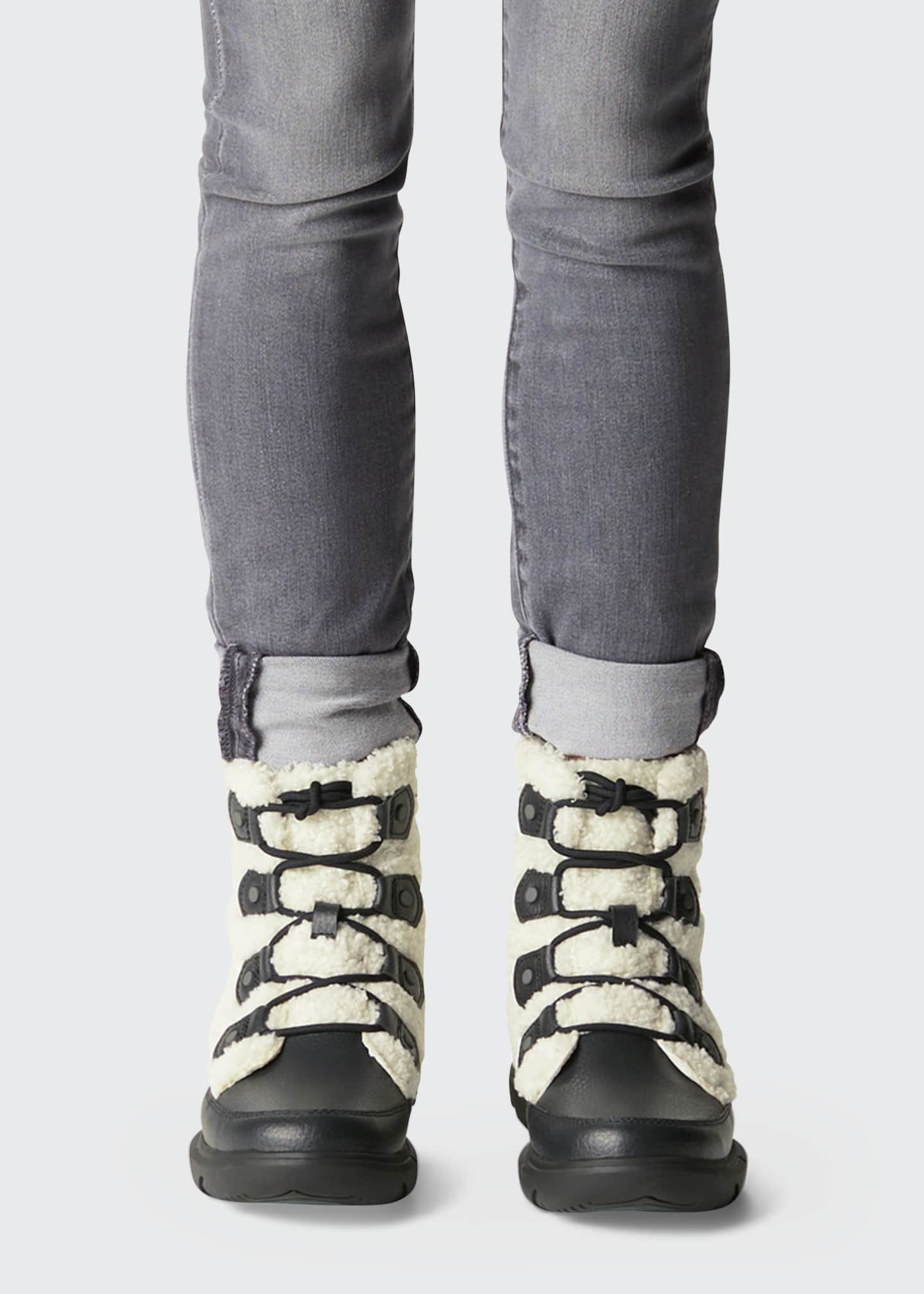 sorel explorer joan boots black