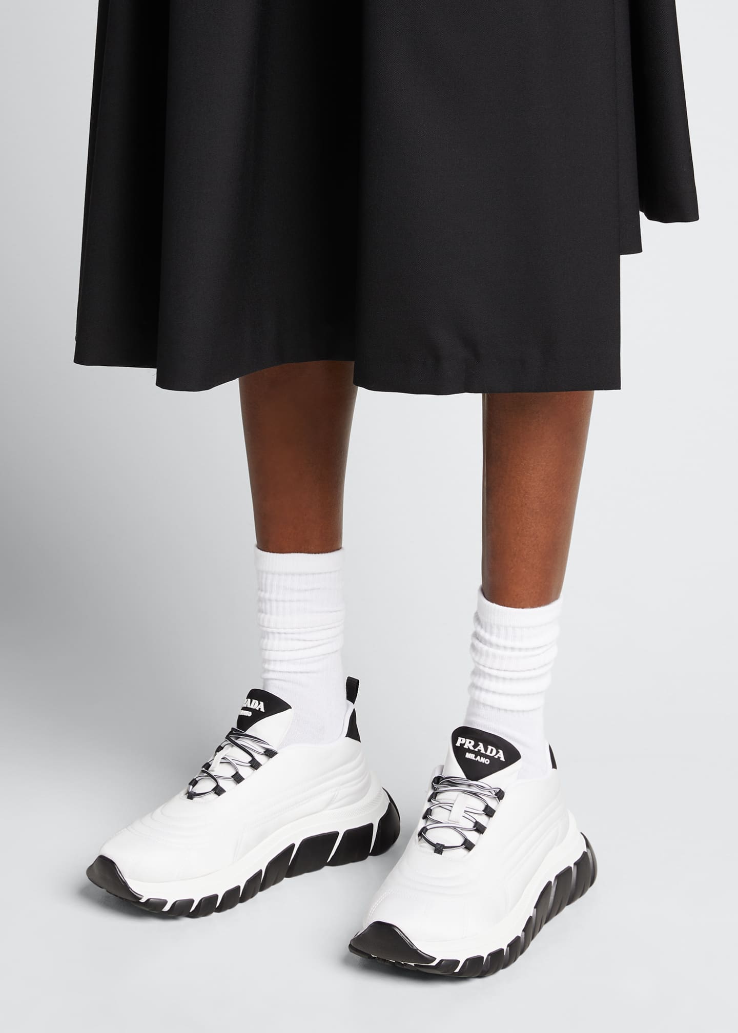 Prada Rush Bicolor Runner Sneakers - Bergdorf Goodman