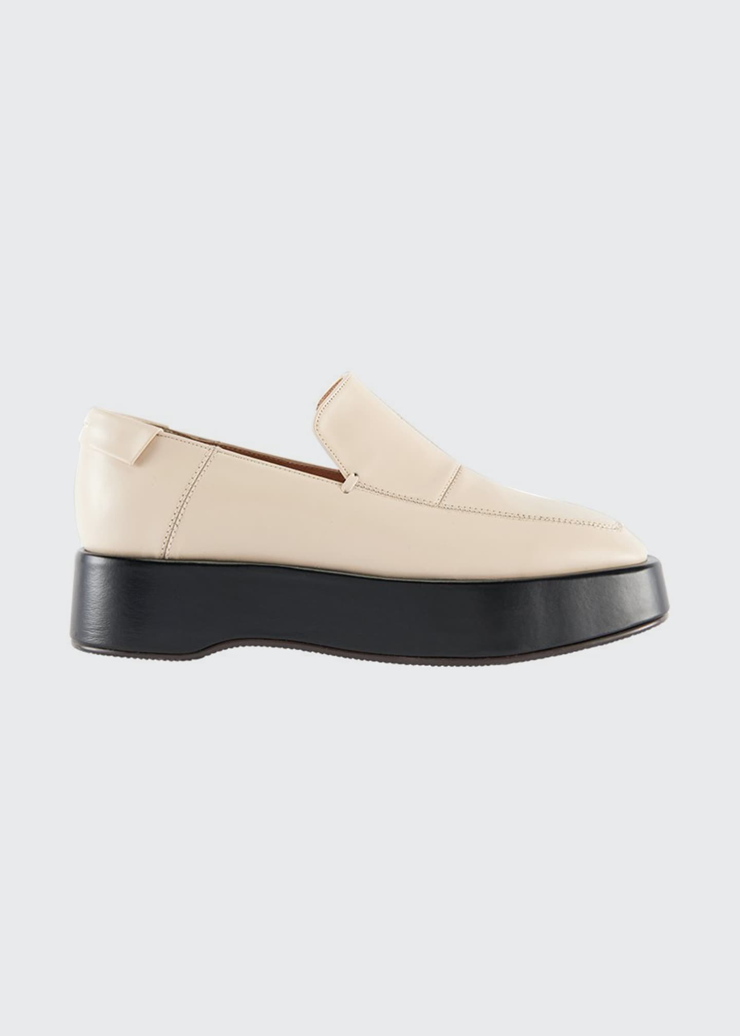Cream platform loafers clearance