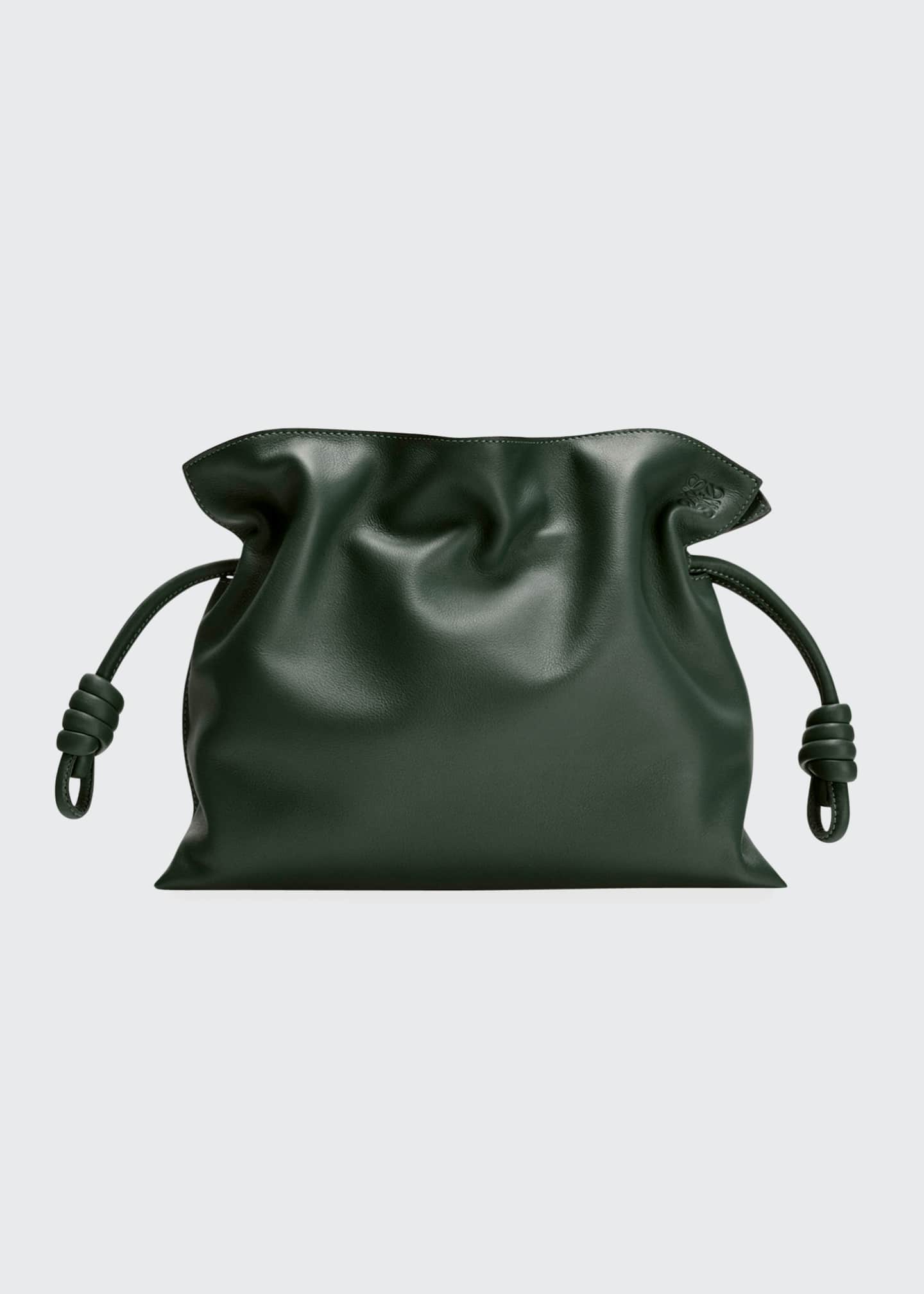 Loewe Flamenco Drawstring Knot Clutch Bag Bergdorf Goodman