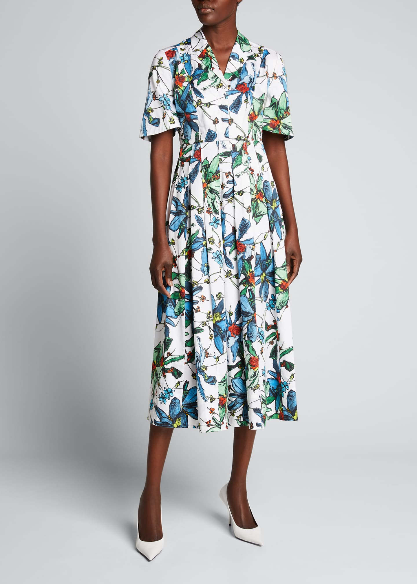 Jason Wu Collection Floral-Print Day Dress - Bergdorf Goodman