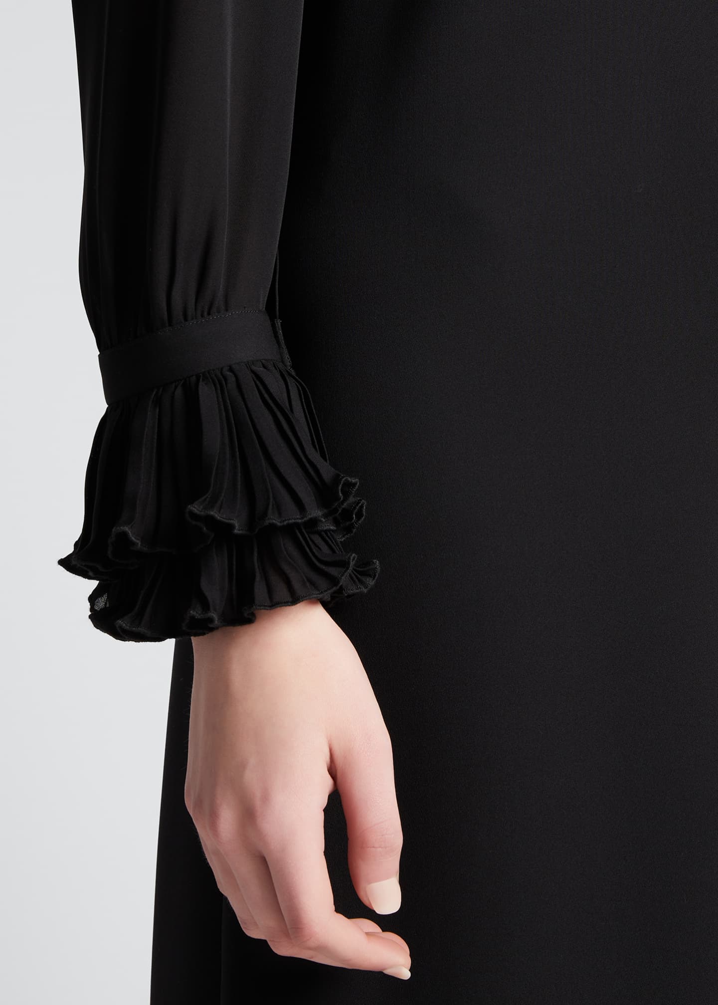 Khaite Mari Button-Down Silk Midi Dress - Bergdorf Goodman