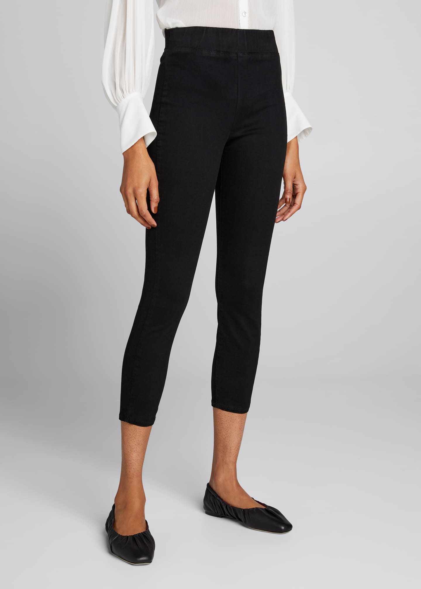 L'Agence Rosalie HighRise Pedal Pusher Pants Bergdorf Goodman