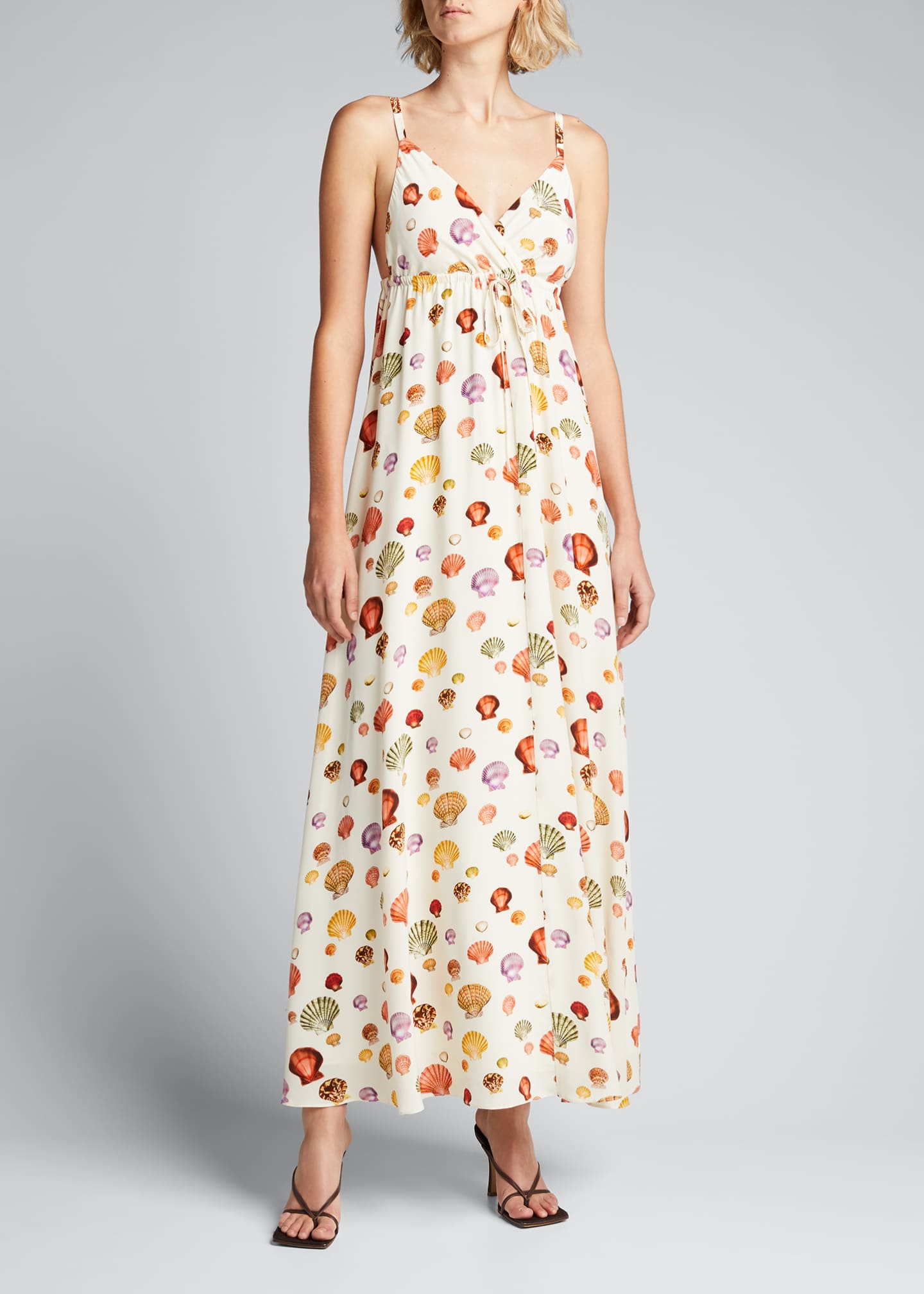 L'Agence Sachi ShellPrint Dress Bergdorf Goodman
