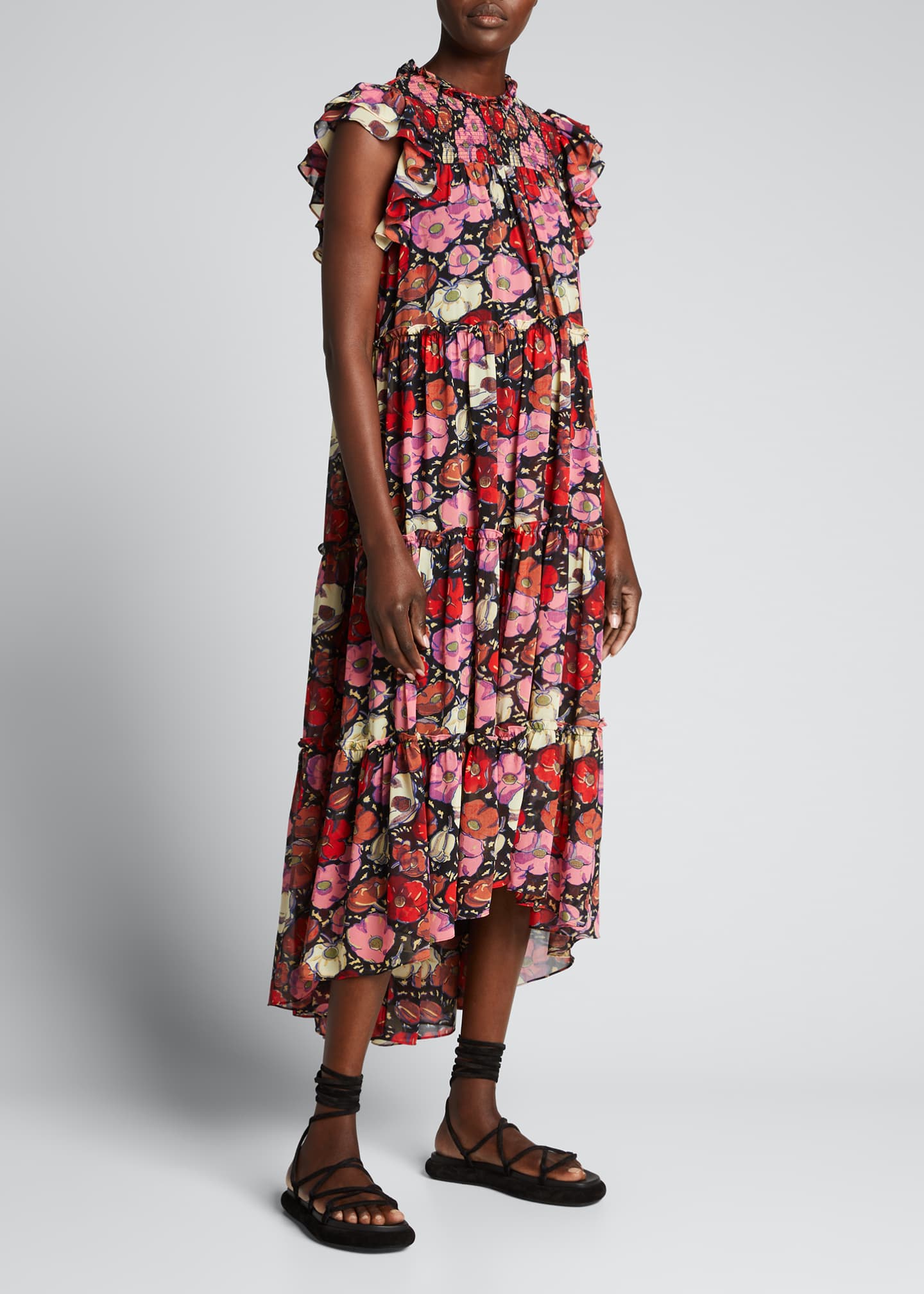 cinq a sept Ricki Floral Dress Bergdorf Goodman