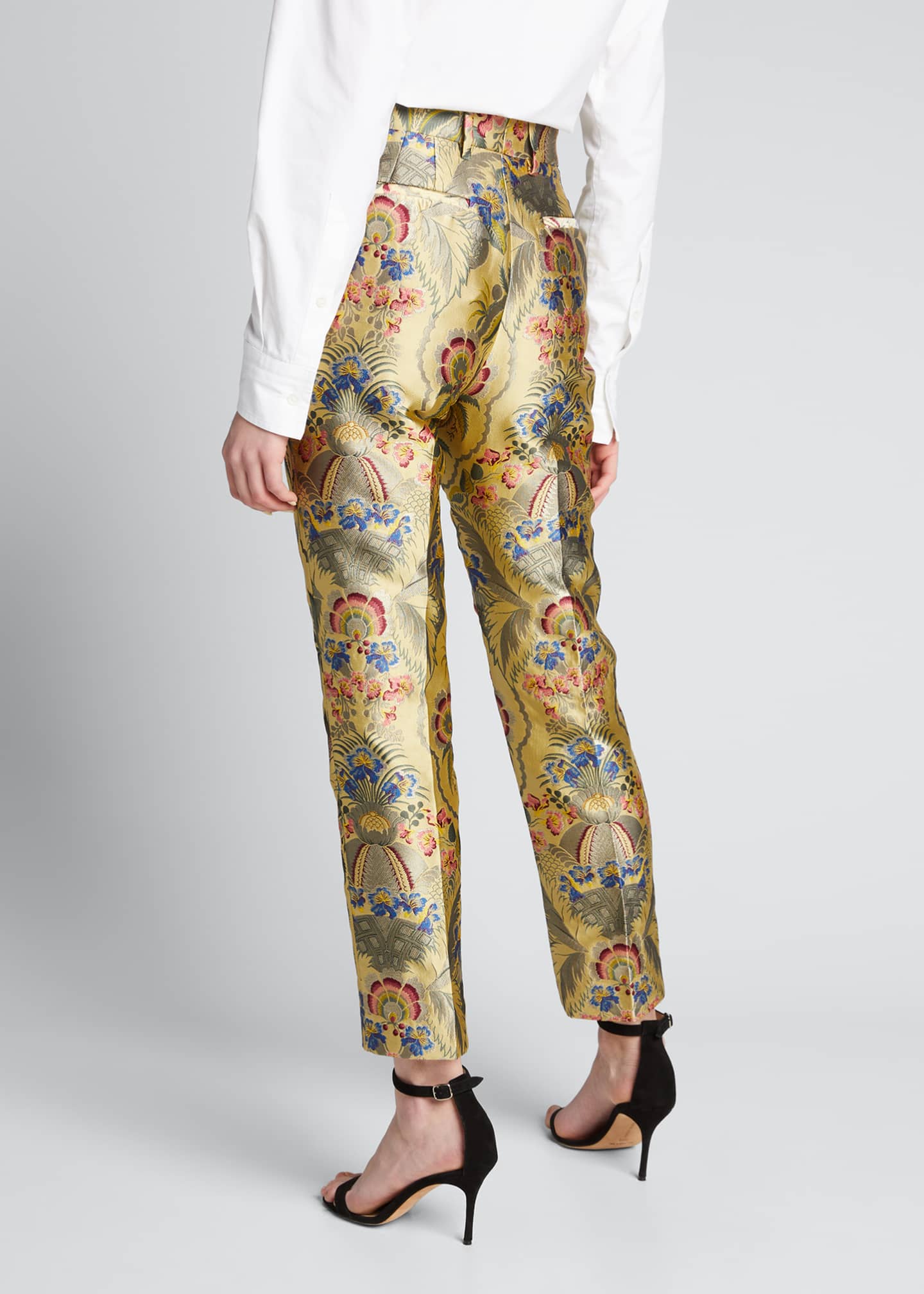 brocade pants with top