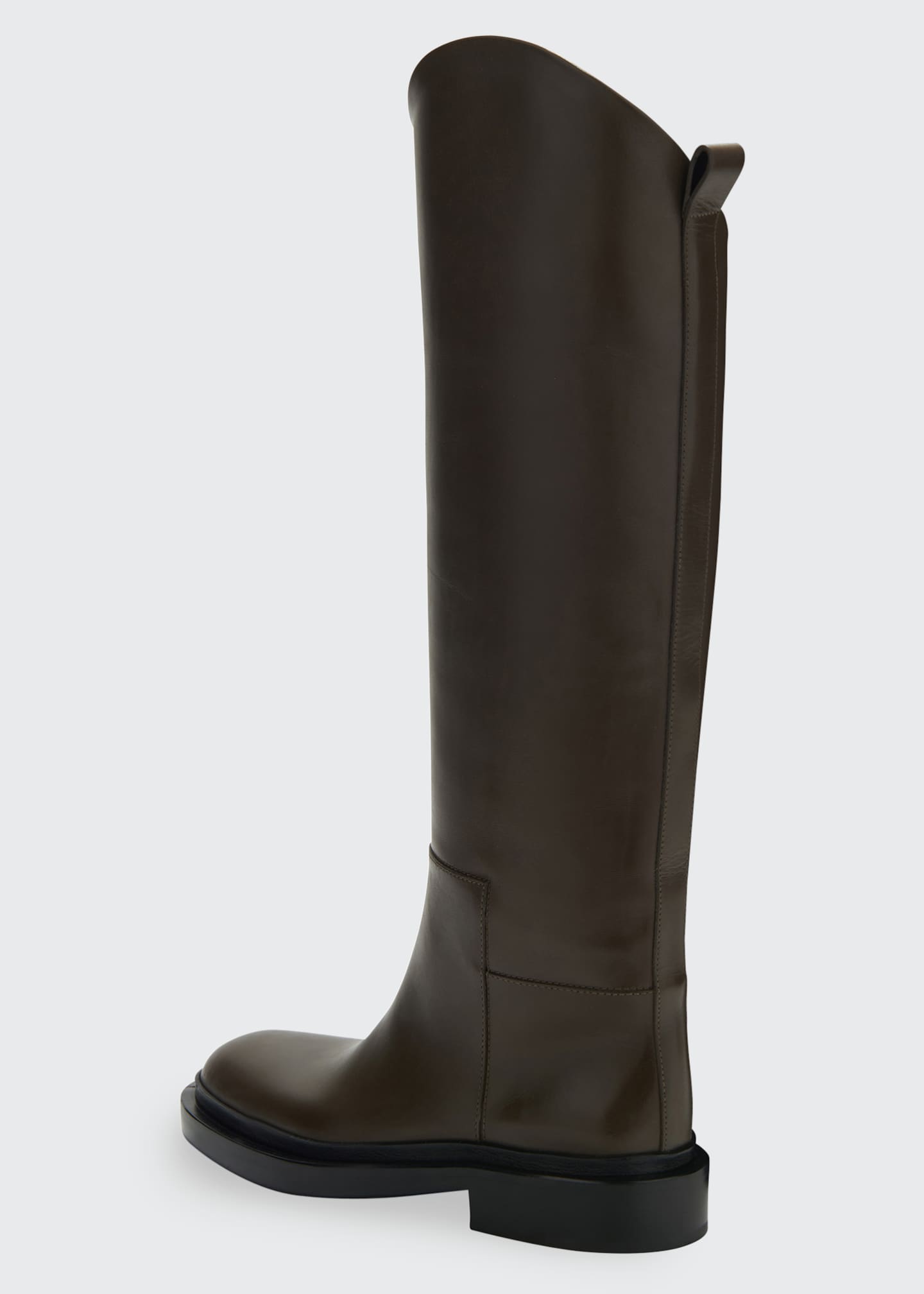 Jil Sander Royal Calfskin Tall Riding Boots - Bergdorf Goodman