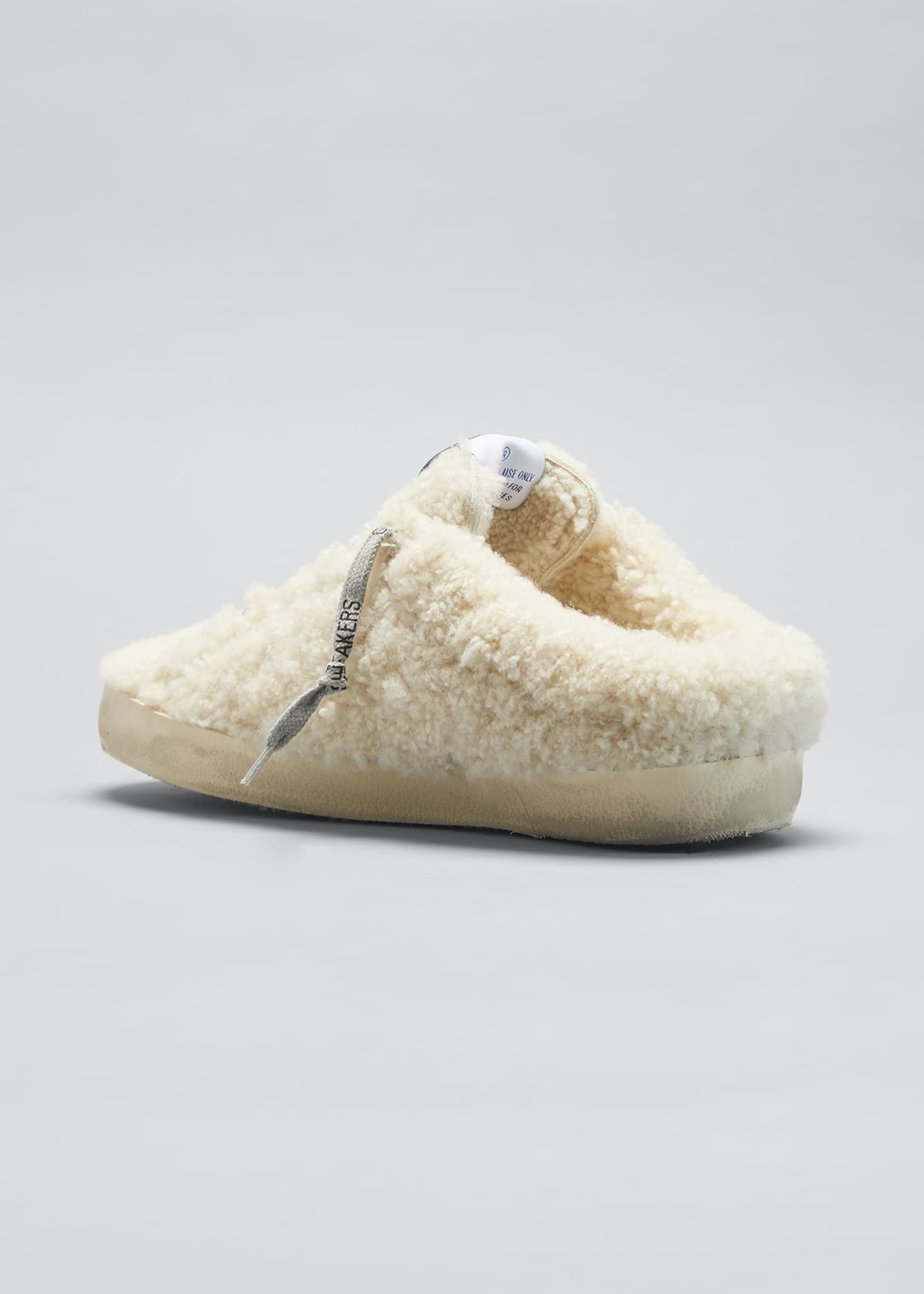 Golden Goose Superstar Shearling Glitter Mule Sneakers Bergdorf Goodman