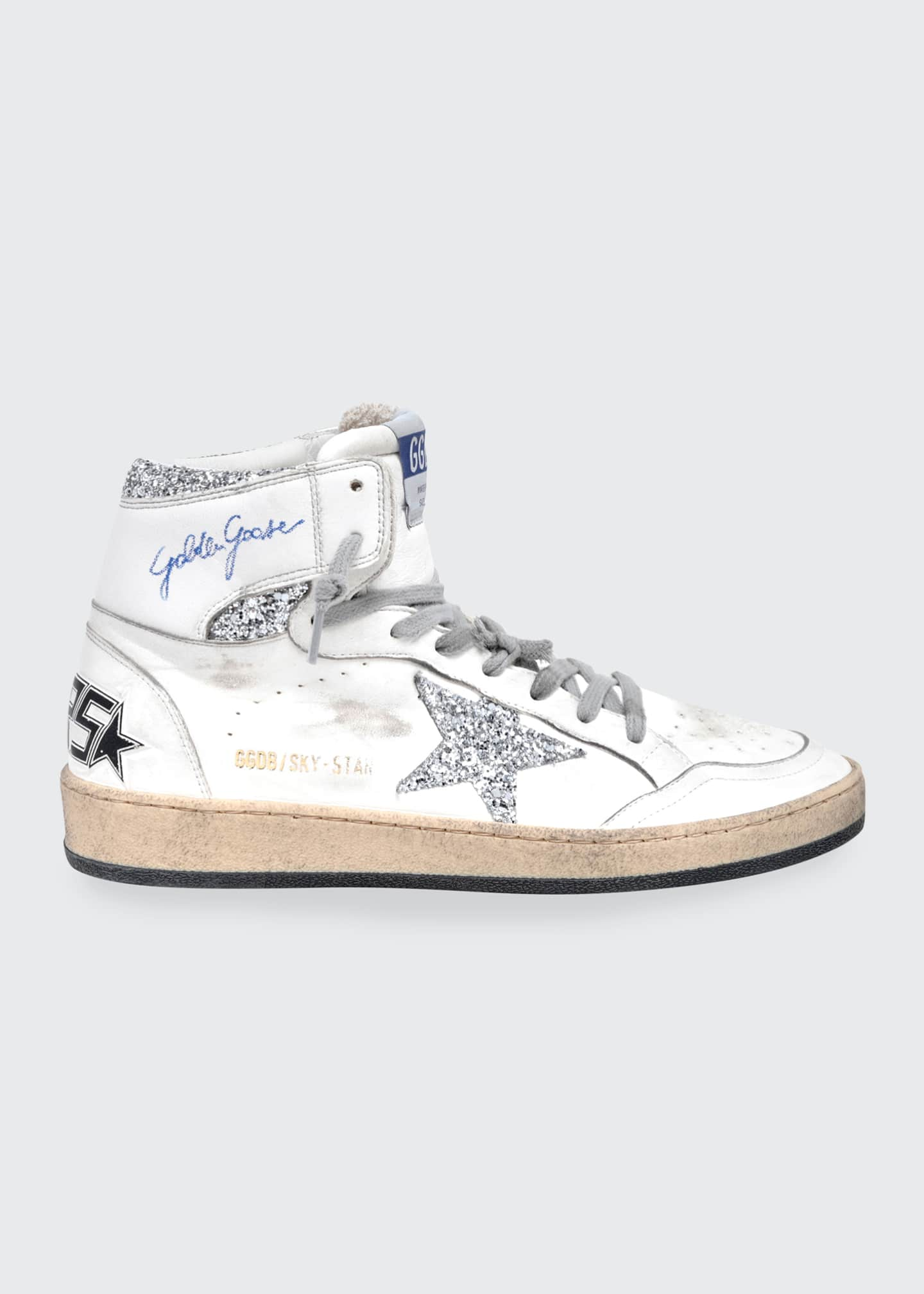 Golden Goose Star Leather High-Top Sneakers - Goodman