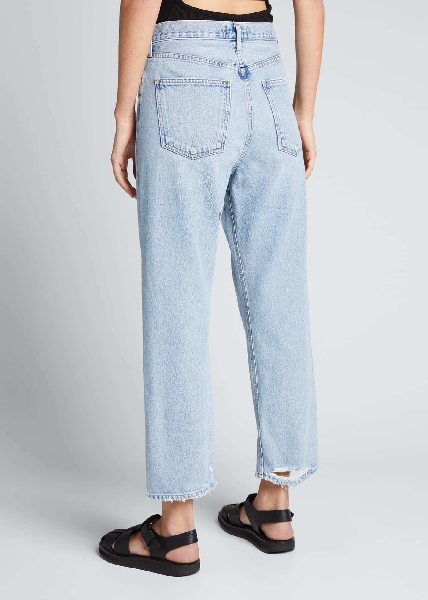 AGOLDE 90s Cropped Jeans - Bergdorf Goodman