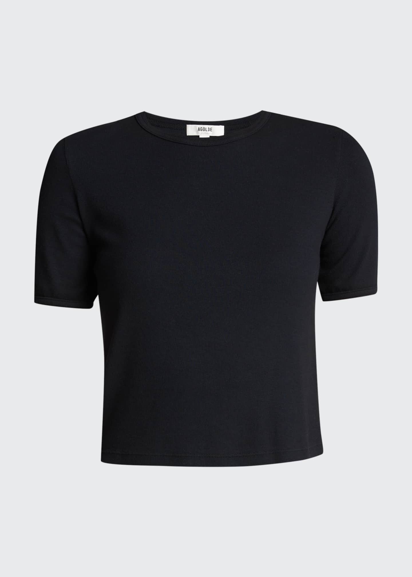 AGOLDE Relaxed Ribbed Tee - Bergdorf Goodman