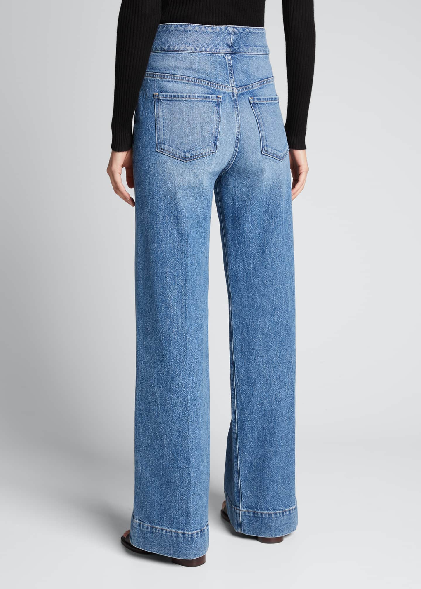 FRAME Le Hardy WideLeg Jeans Bergdorf Goodman