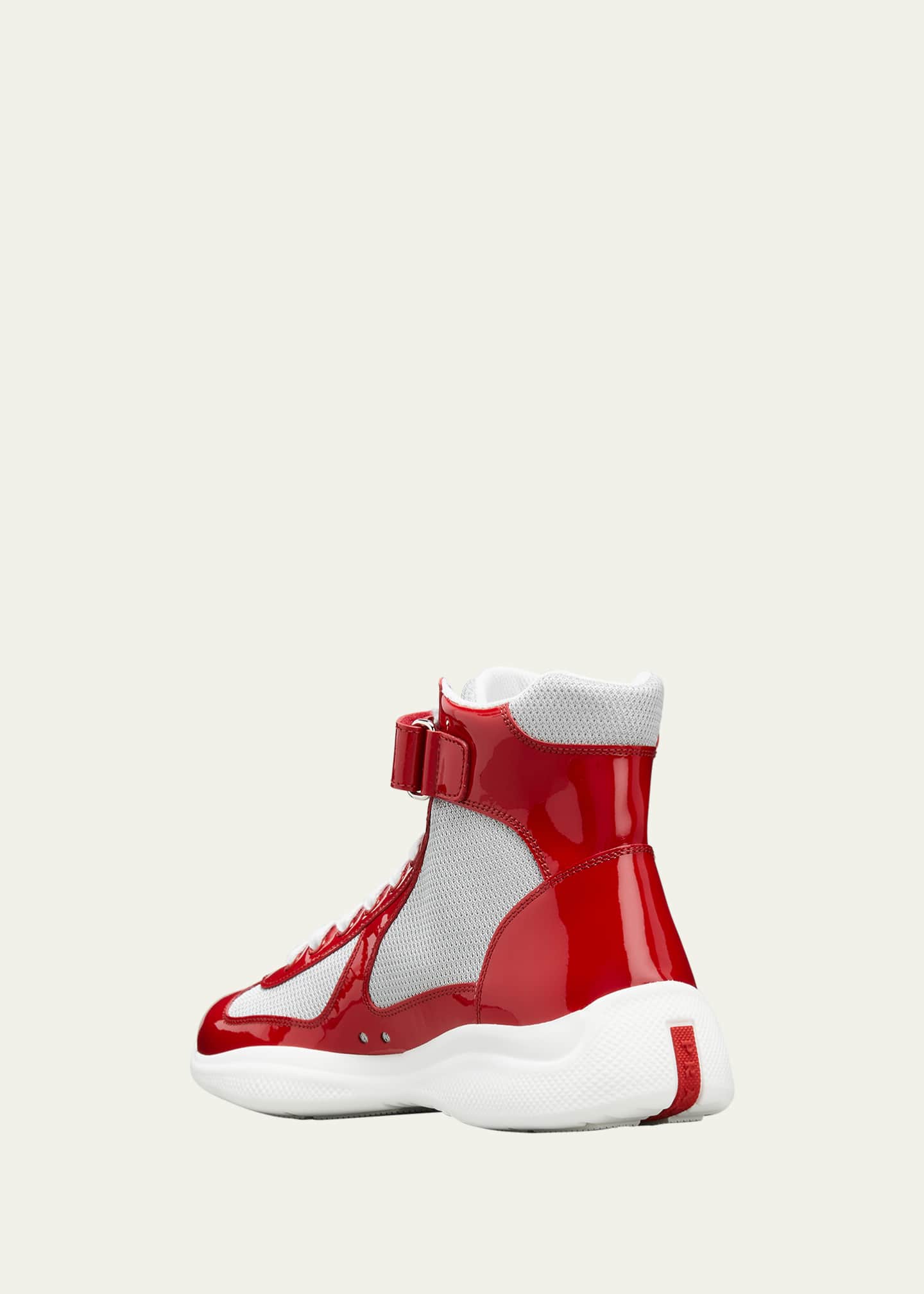 prada men's america's cup leather sneaker