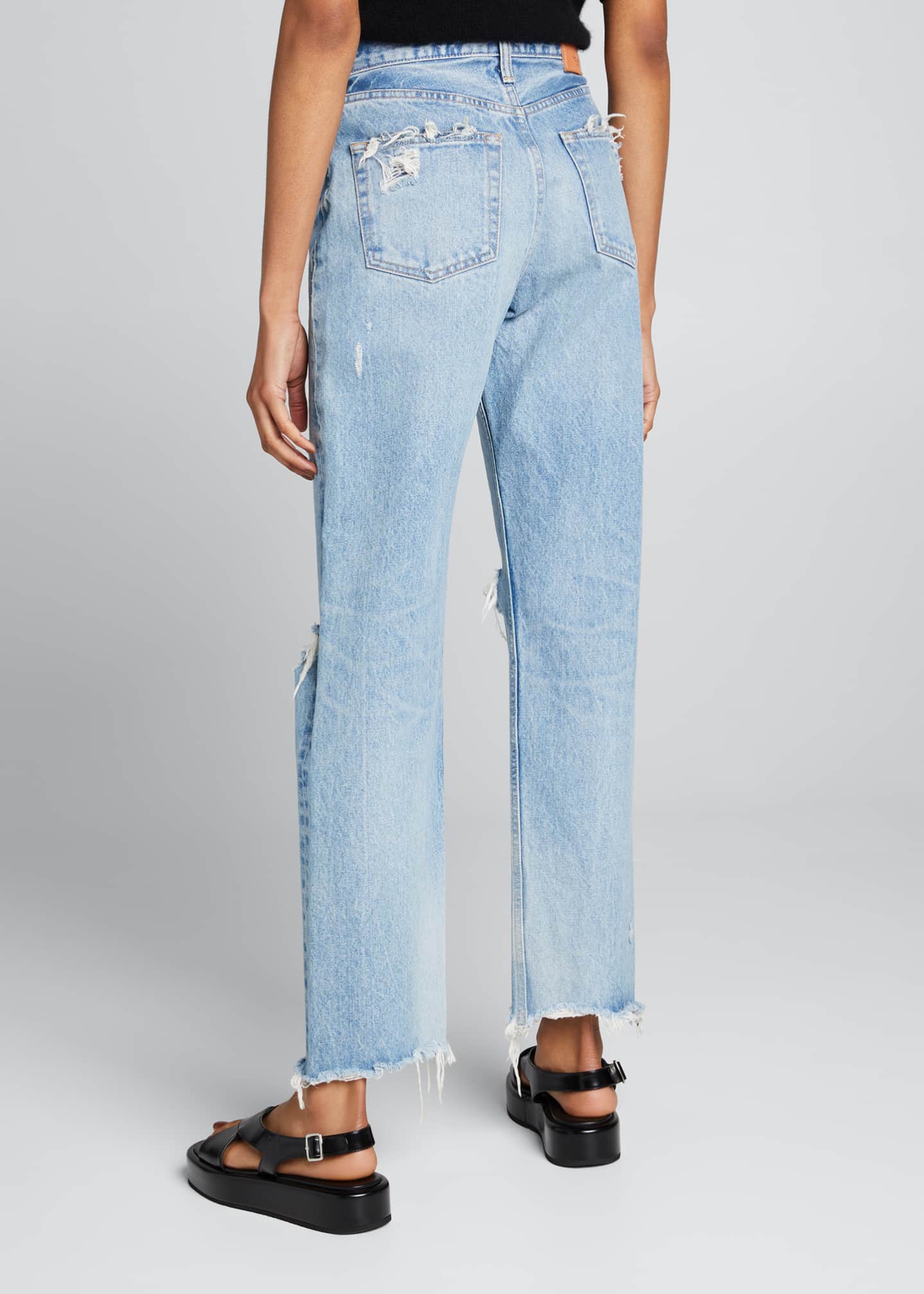 moussy vintage odessa wide straight leg jeans