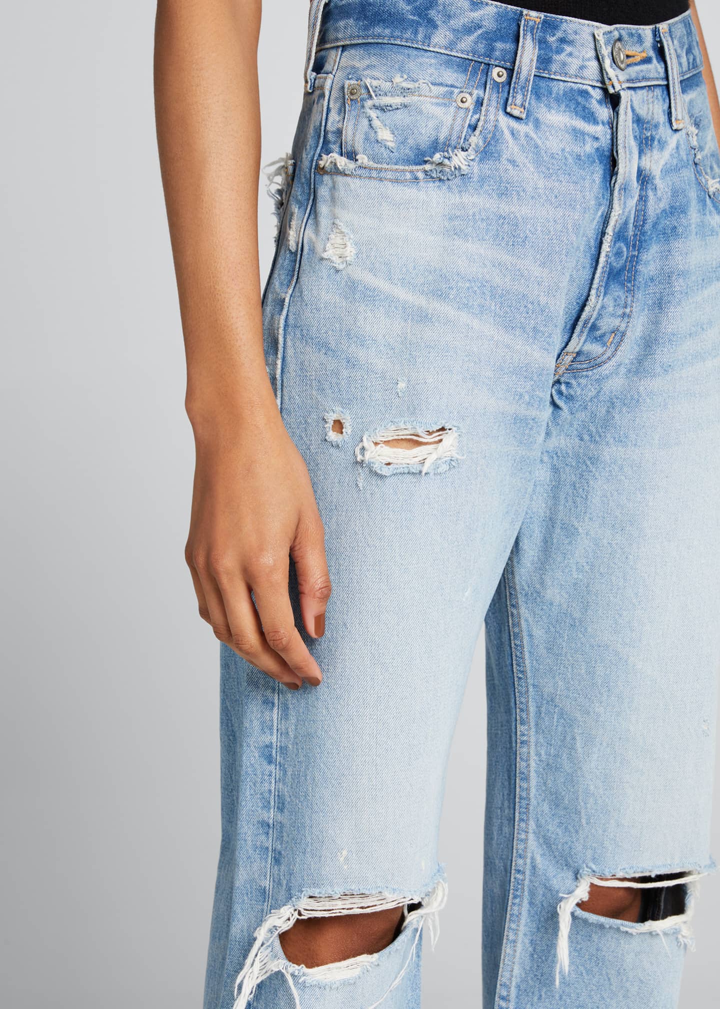 MOUSSY VINTAGE Odessa Wide Straight-Leg Jeans - Bergdorf Goodman