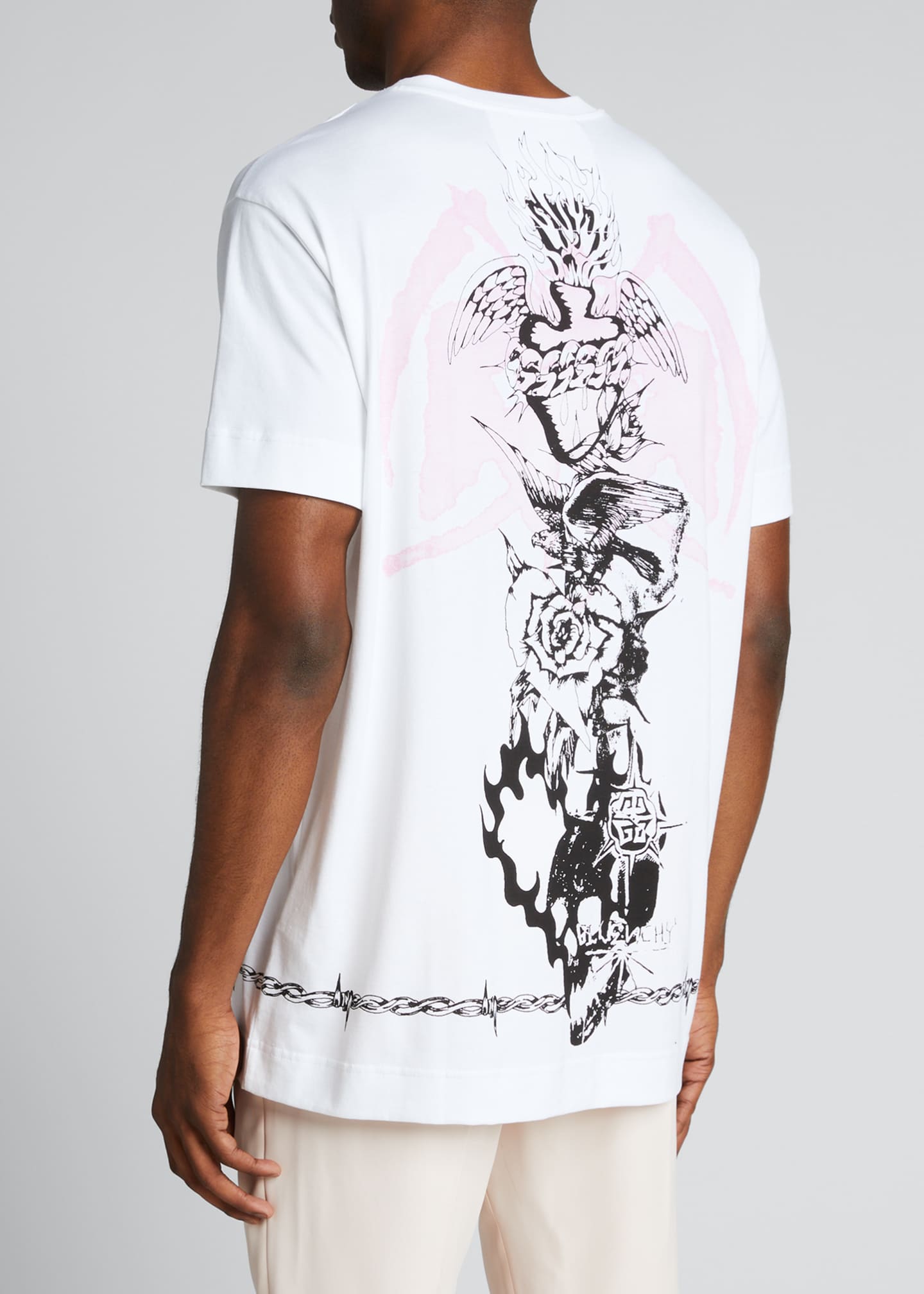 Givenchy Men's Oversized Graphic T-Shirt