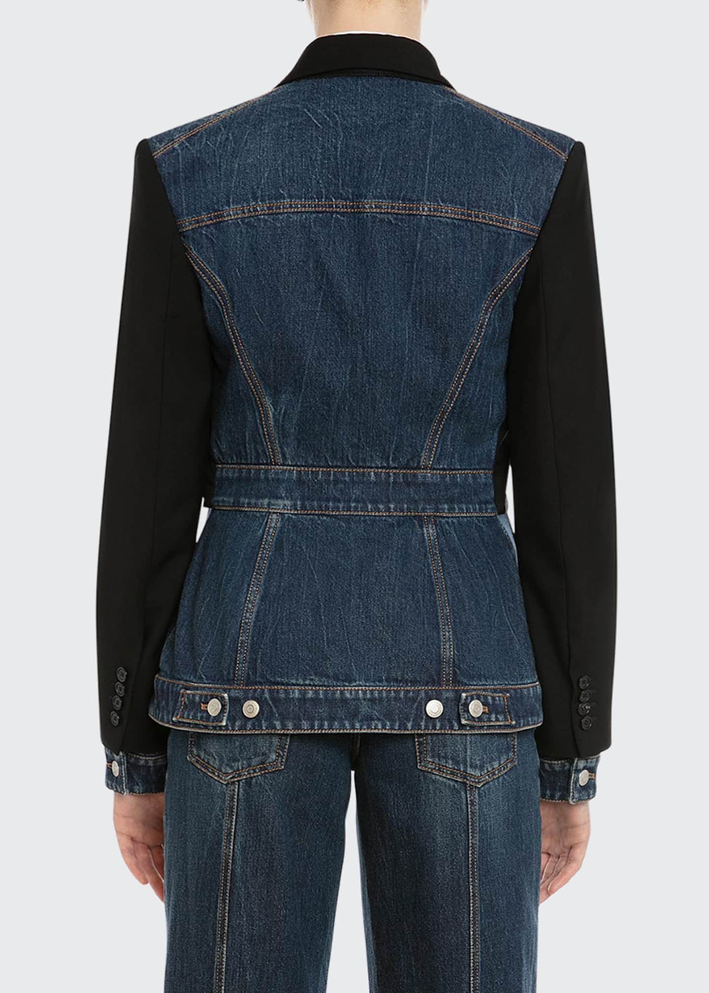 Mixed Media Blazer