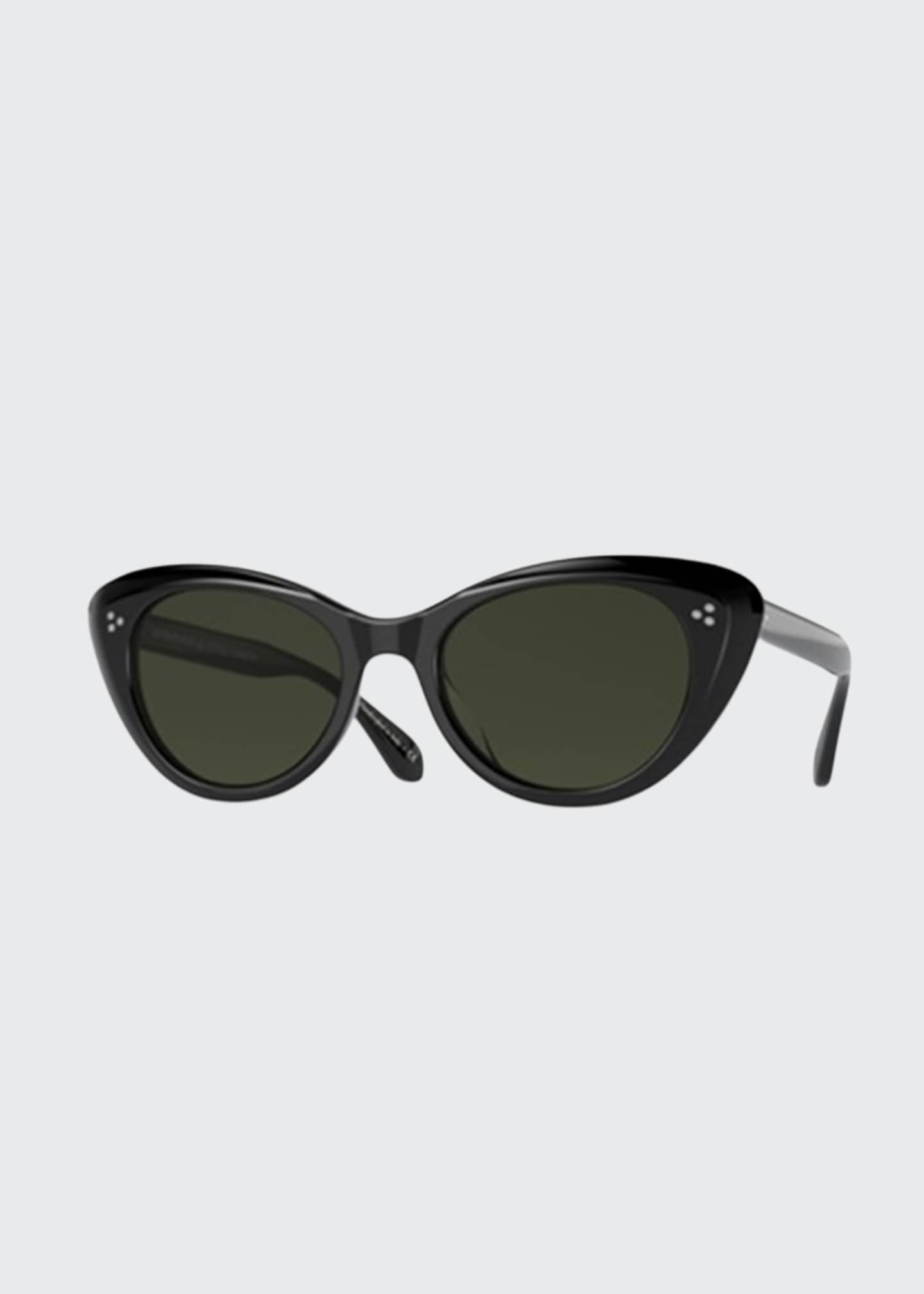 Oliver Peoples Rishell Acetate Cat Eye Polarized Sunglasses Bergdorf Goodman 