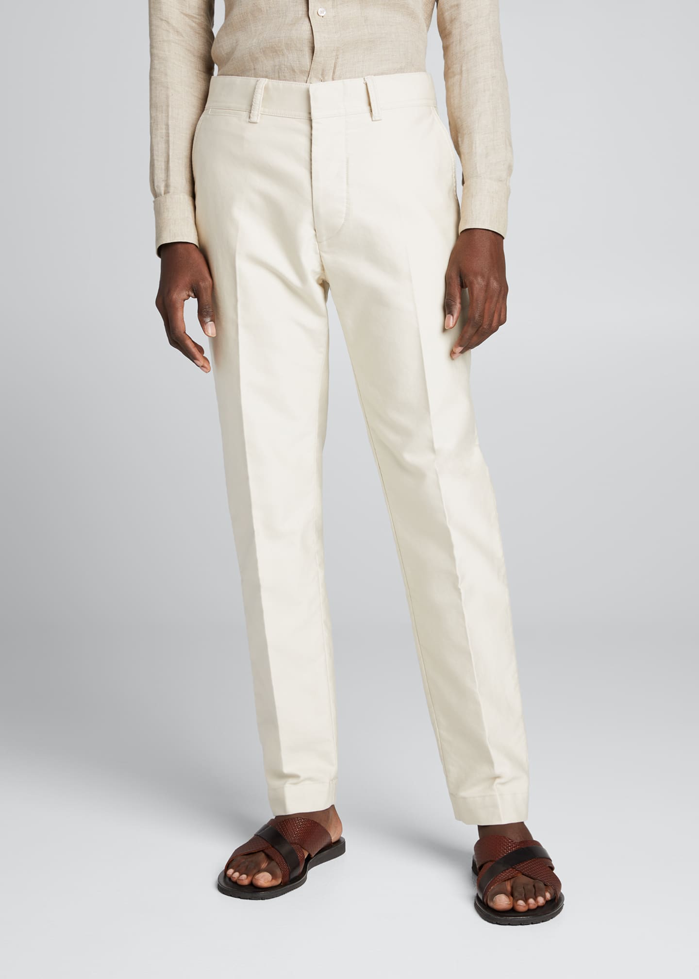 Tom Ford Beige Cotton Chino Pants
