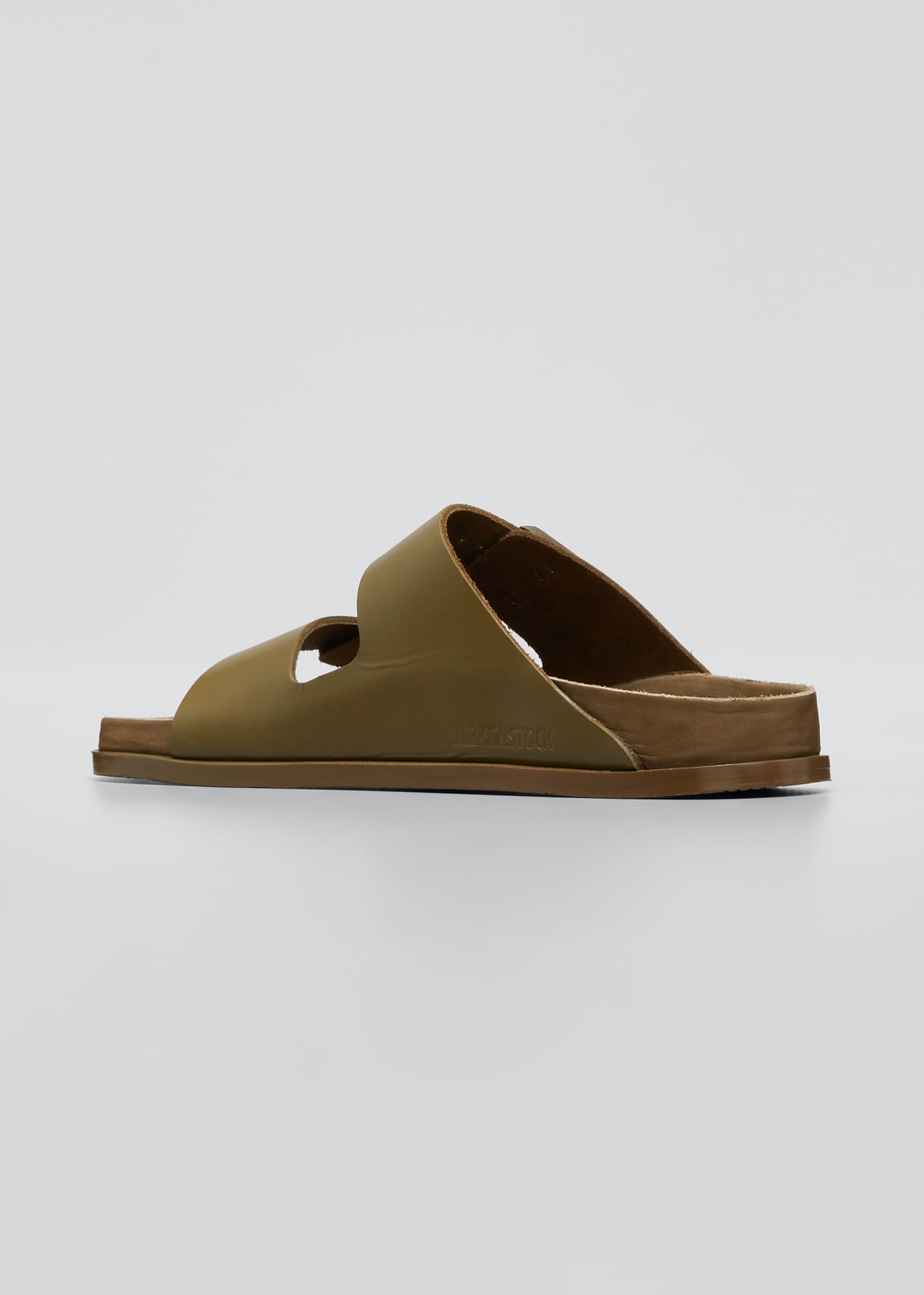 arizona double buckle slide sandals