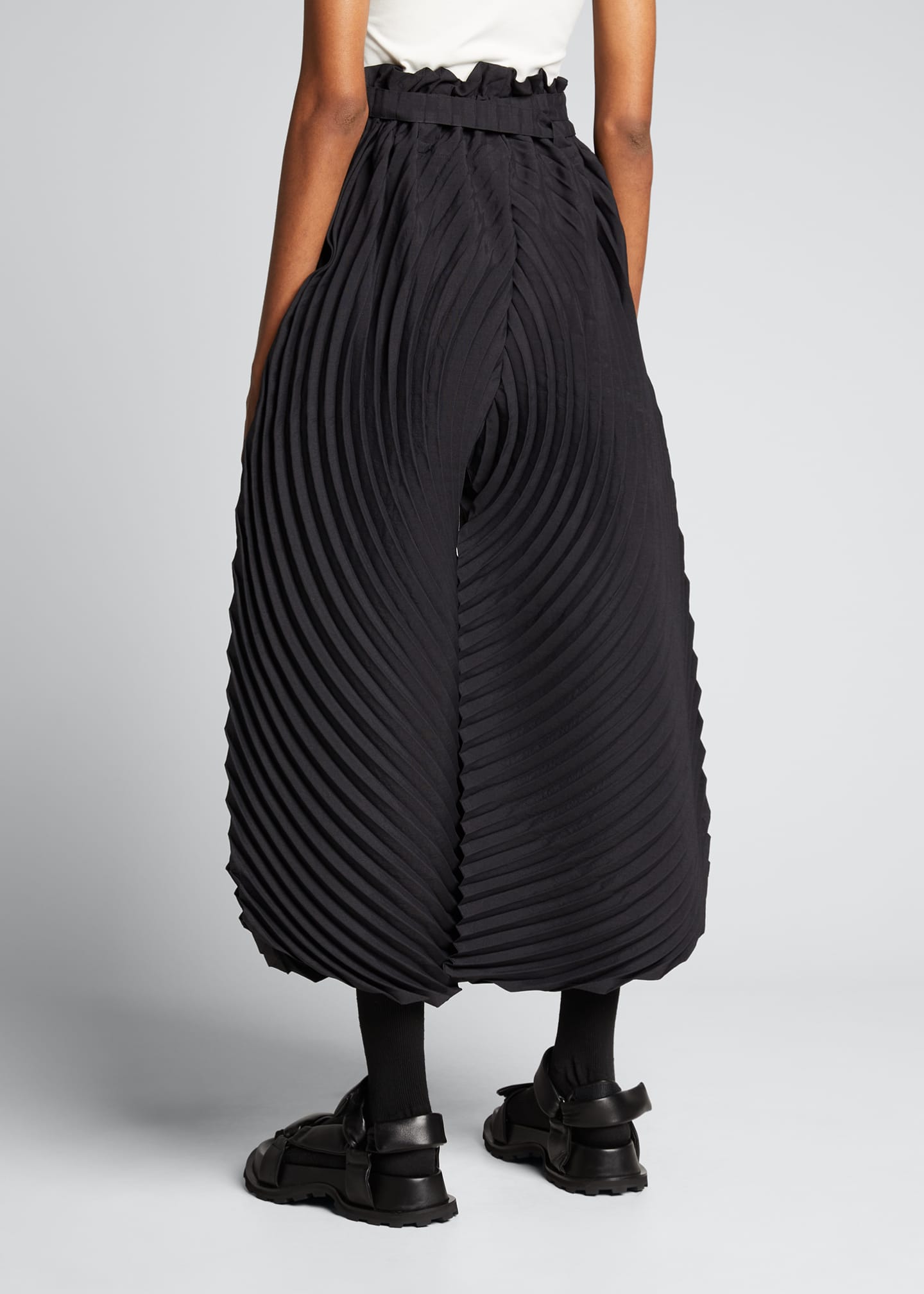 issey miyake pleated pants mens