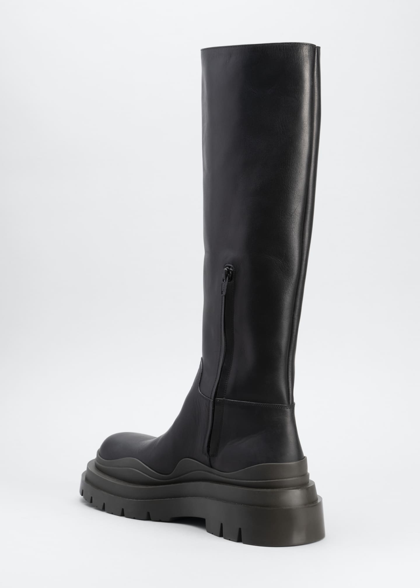 Bottega Veneta The Tire Calfskin Knee Boots - Bergdorf Goodman