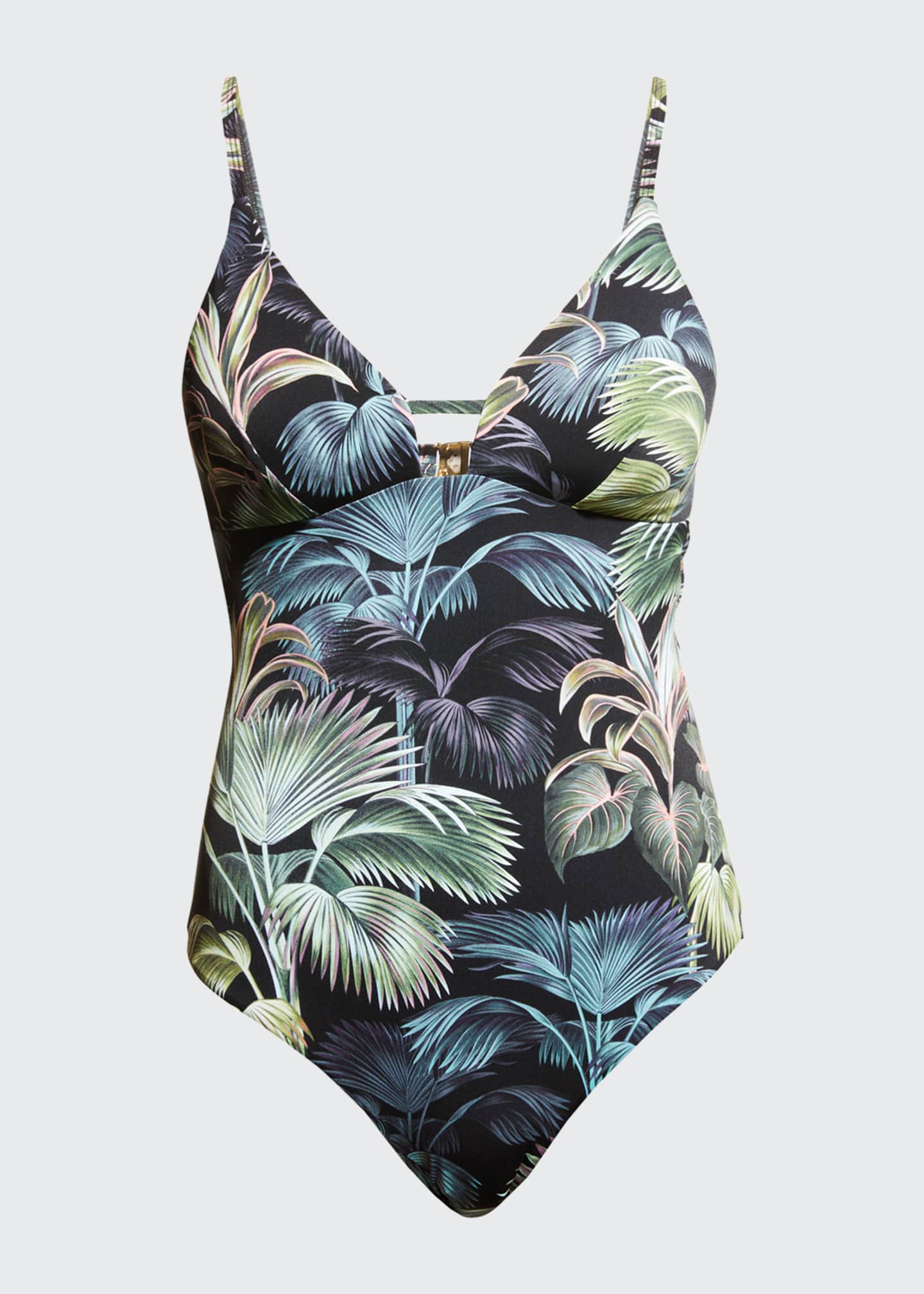 JETS Australia Evoke Plunge Tank OnePiece Swimsuit Bergdorf Goodman