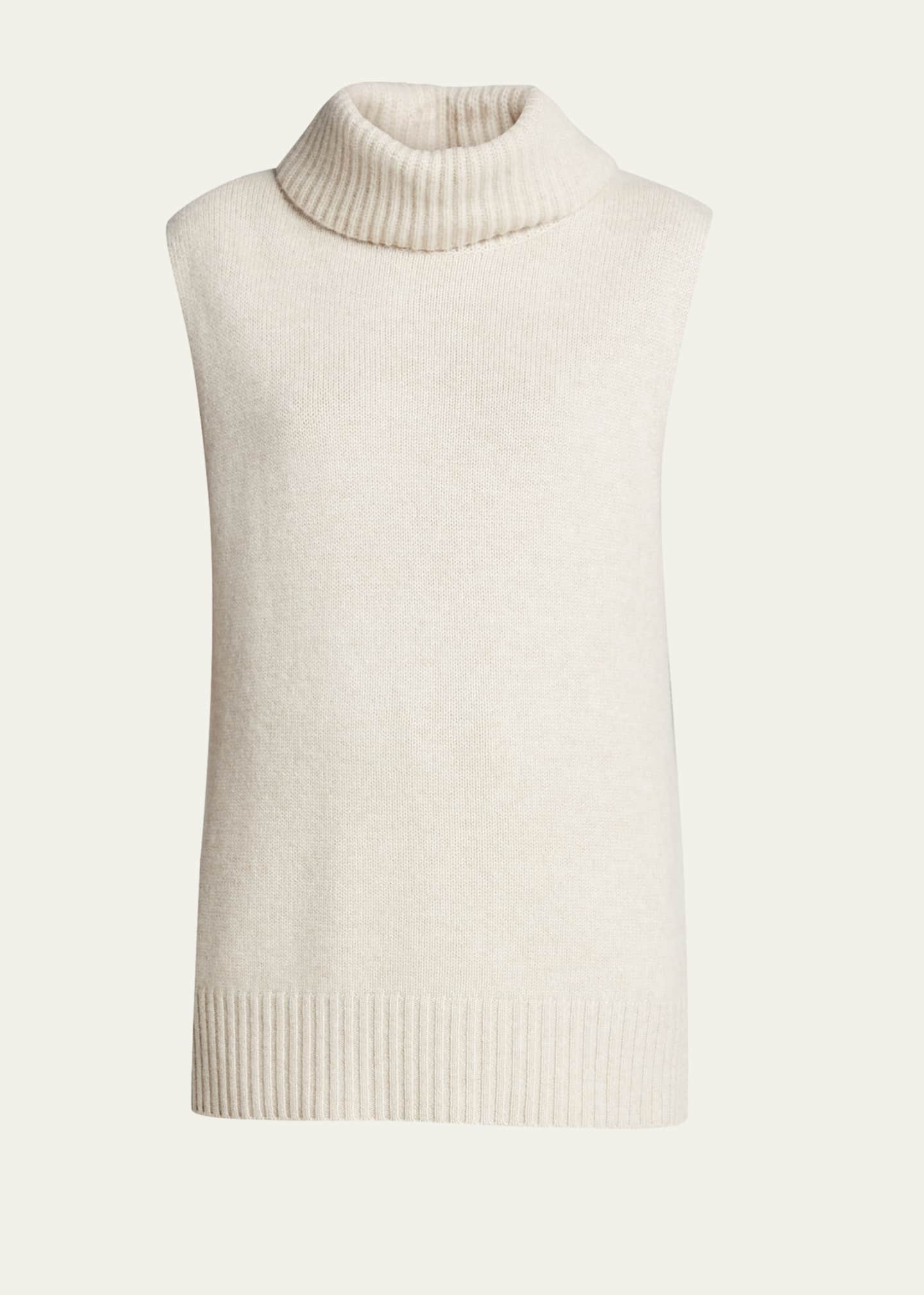 Lisa Yang Molly Sleeveless Cashmere Turtleneck Sweater - Bergdorf Goodman