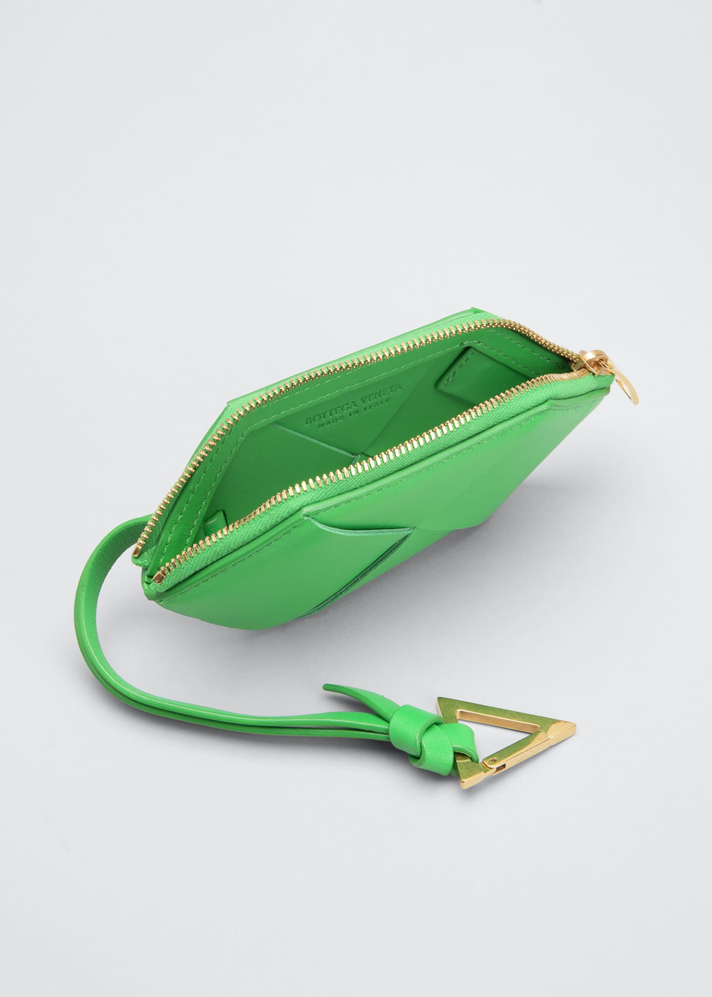 Bottega Origami Woven Key Chain Pouch Bergdorf Goodman