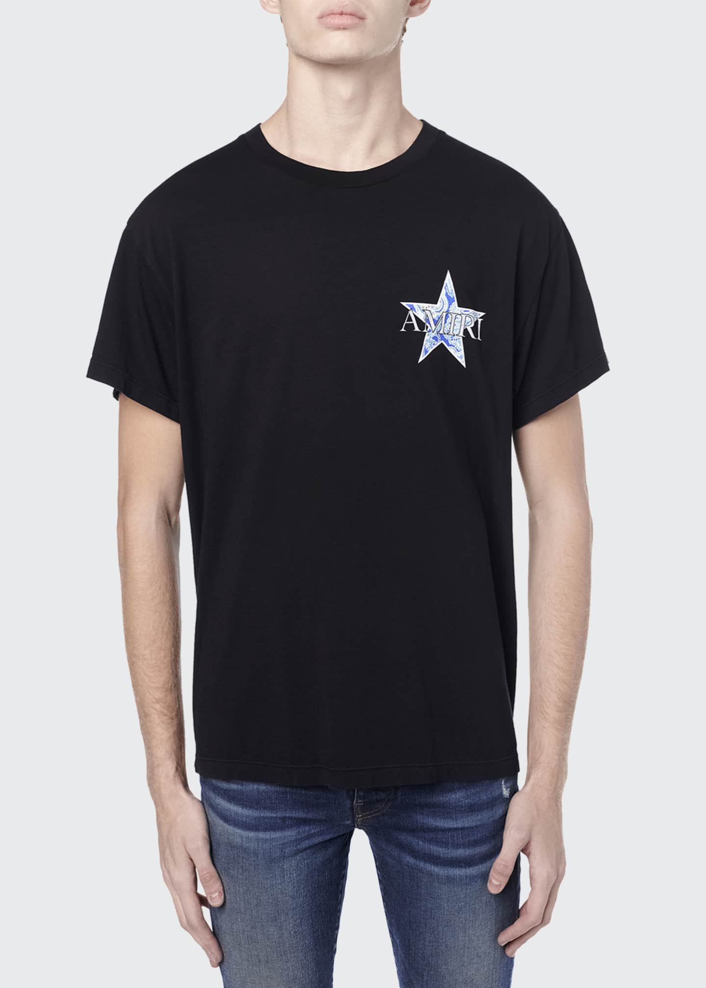 Amiri Men's Paisley Star Logo T-Shirt - Bergdorf Goodman