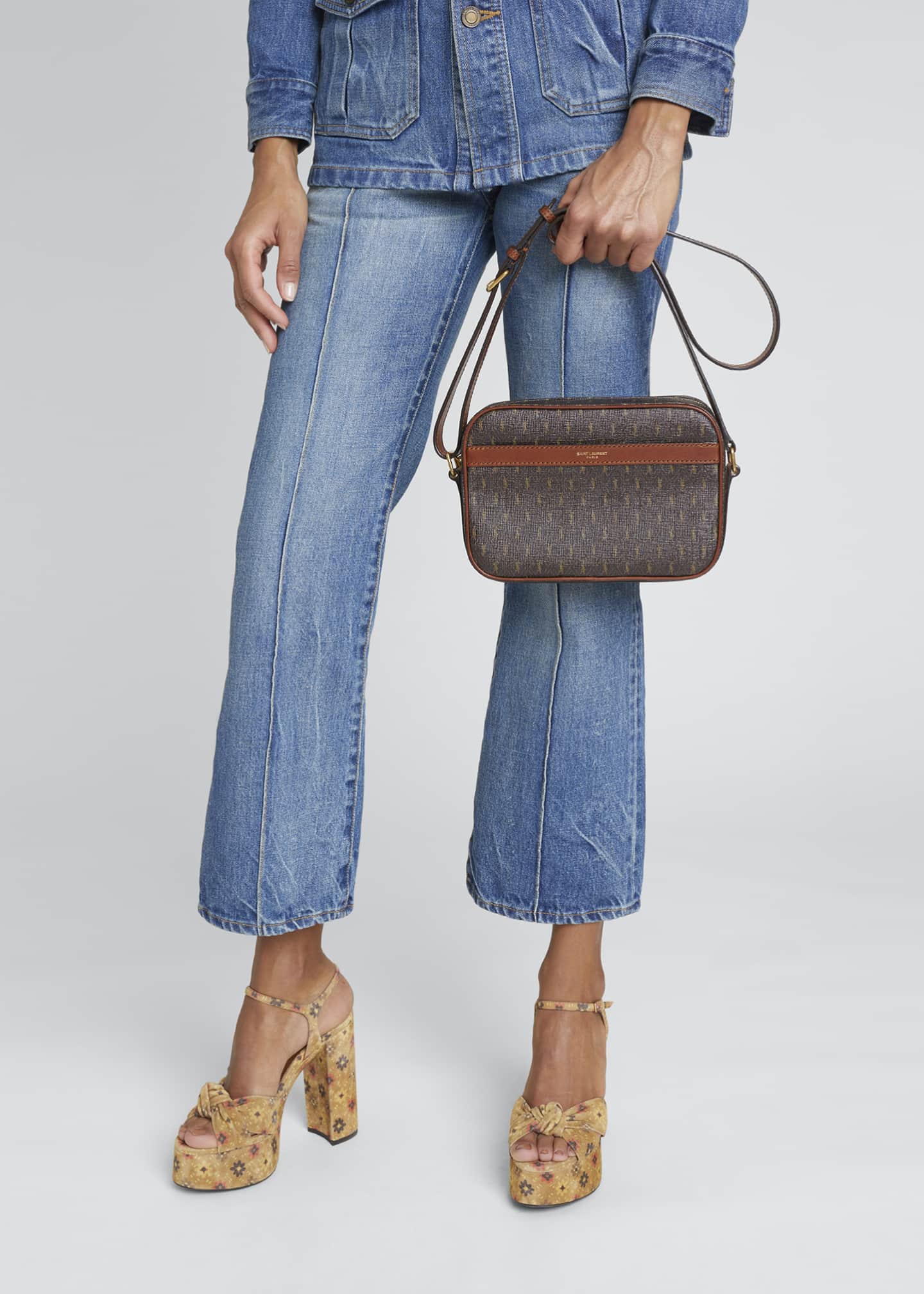 Saint Laurent YSL Monogram Leather Camera Bag Bergdorf Goodman