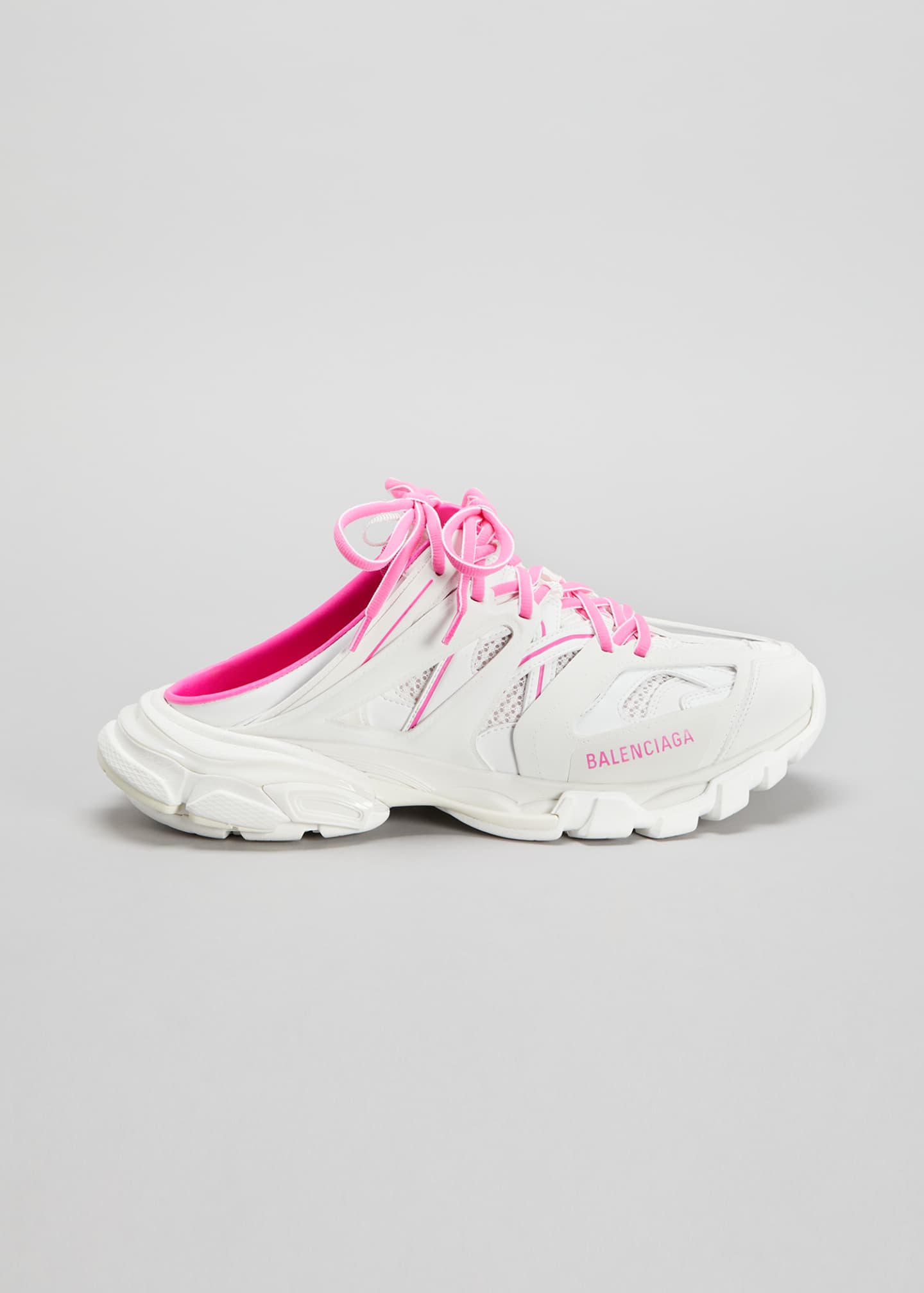 balenciaga lace up grey