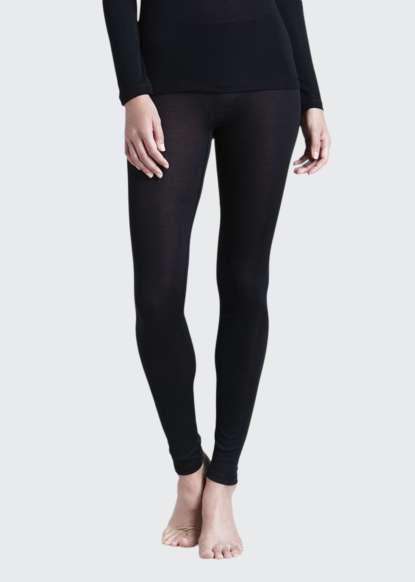 Hanro Silk Leggings Bergdorf Goodman