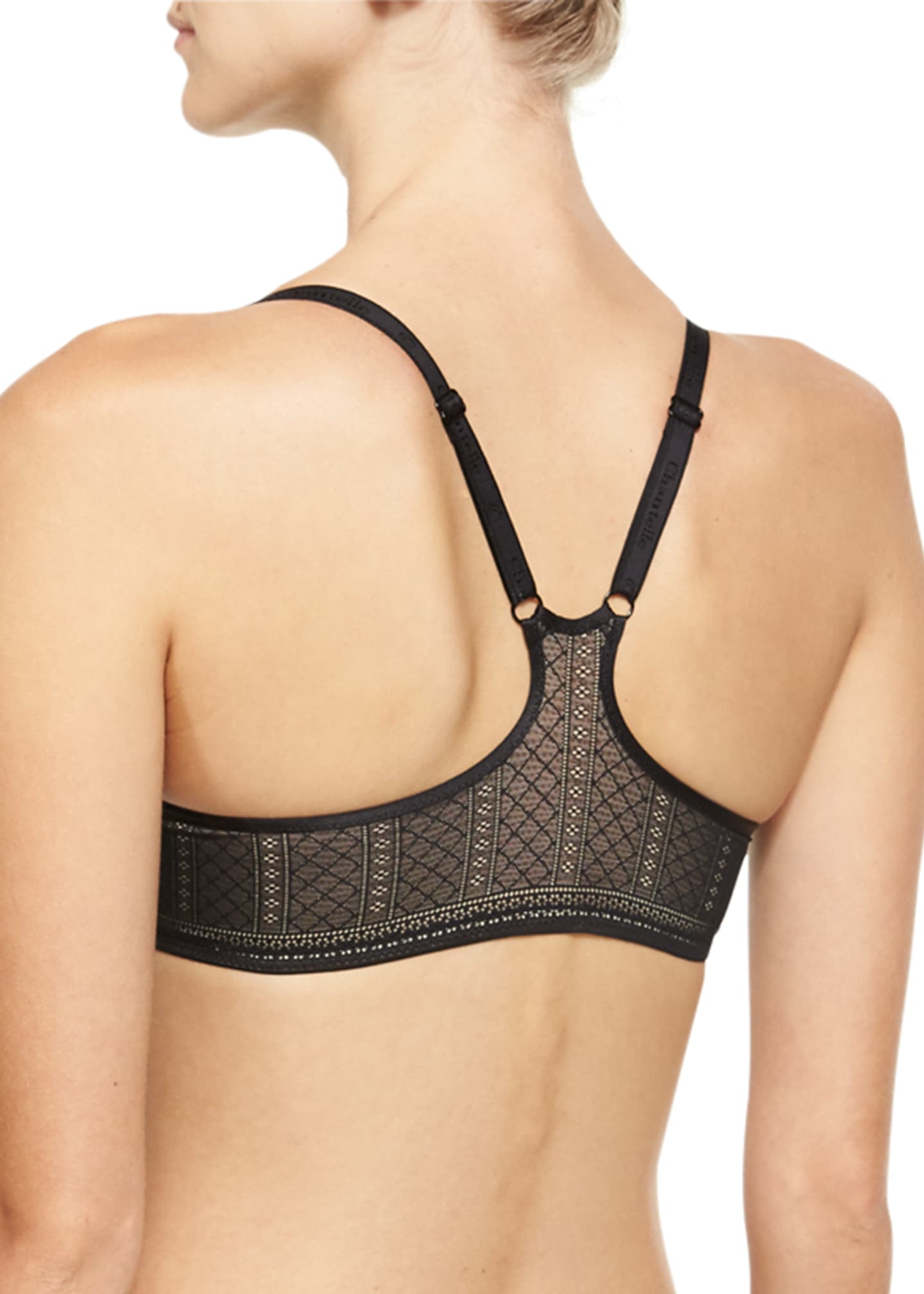 Chantelle Ideal T-Back Front-Close Spacer-Cup Bra - Bergdorf Goodman