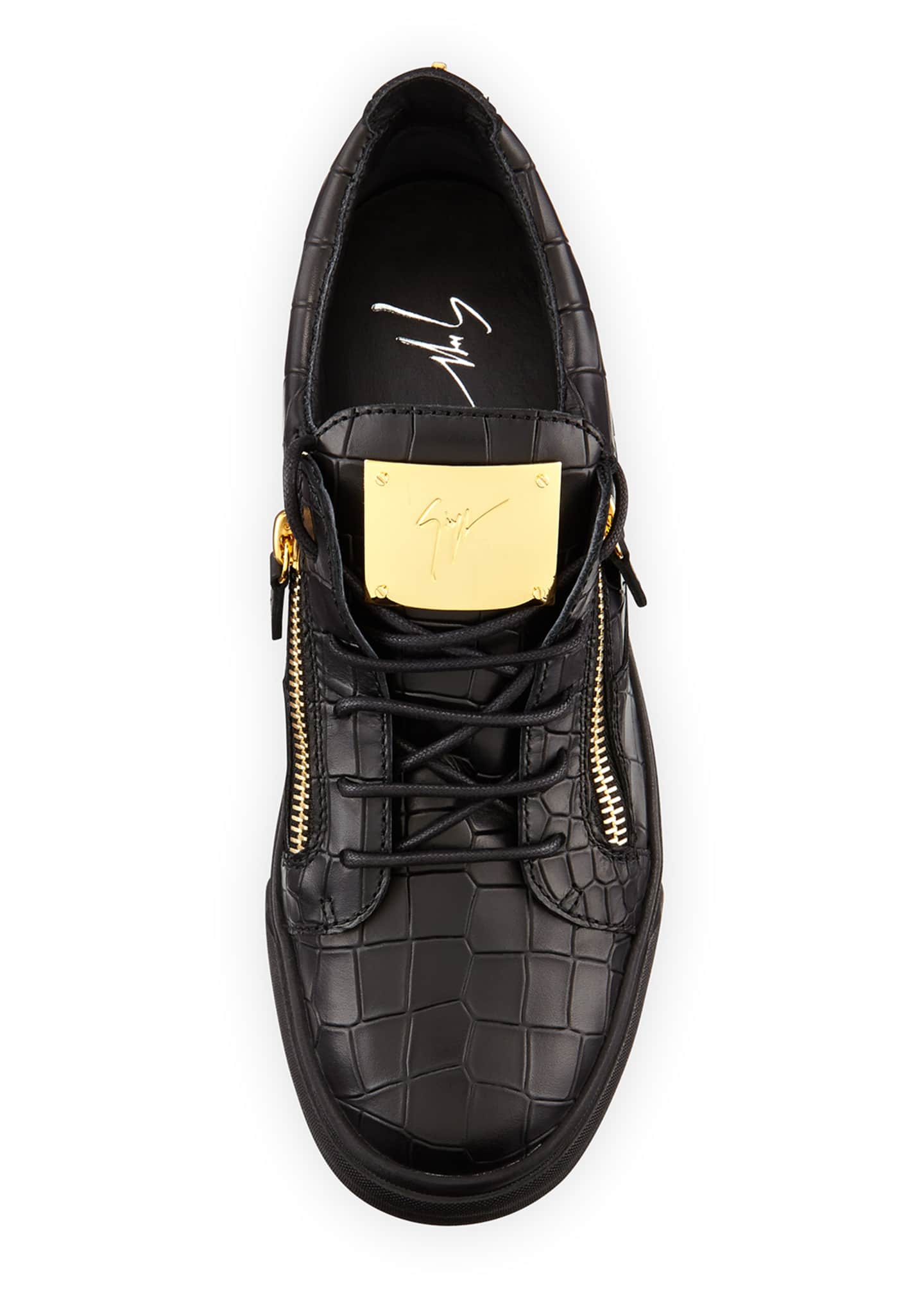 Zanotti crocodile black 2025