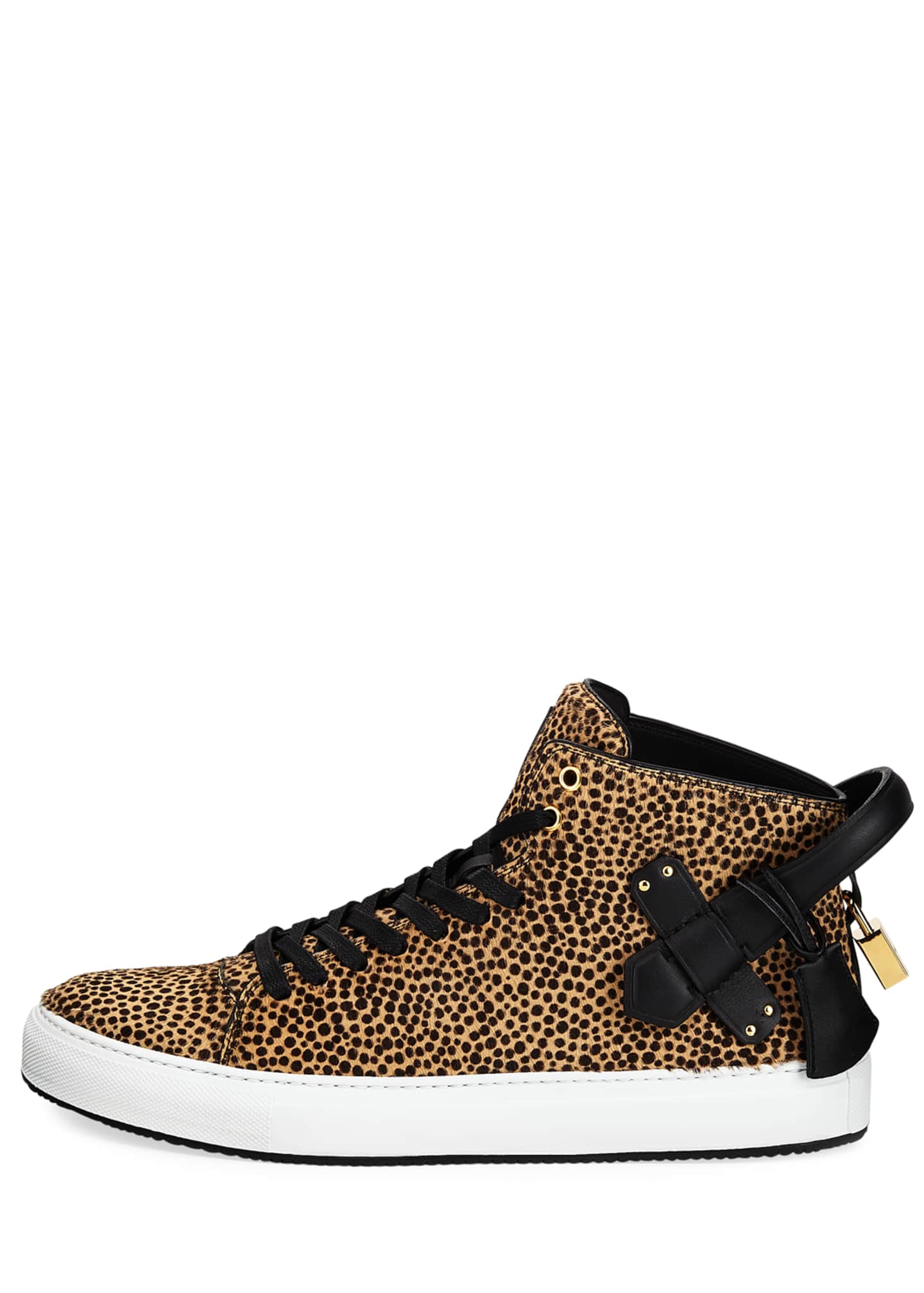 Calf hair leopard sneakers hotsell