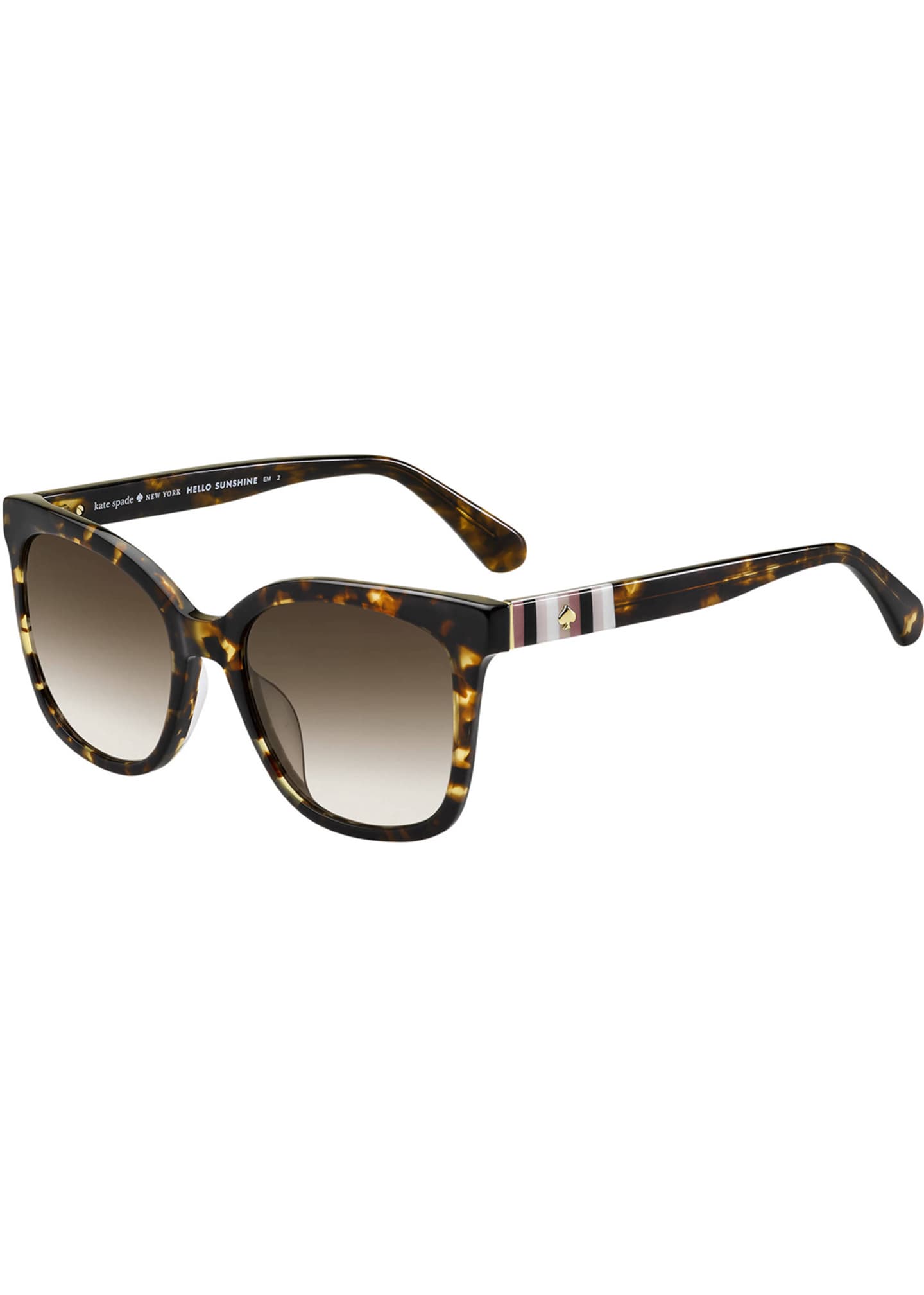 Kate Spade New York Kiyas Acetate Rectangle Sunglasses Bergdorf Goodman