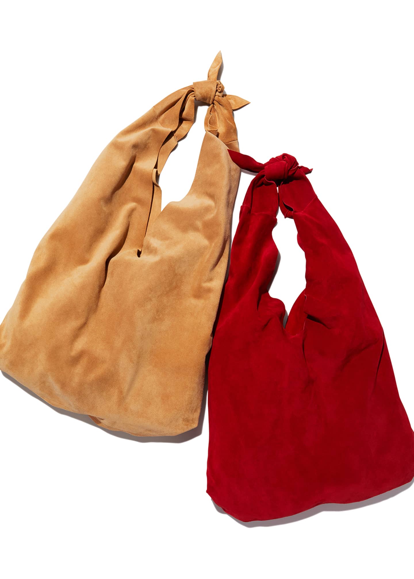 THE ROW Bindle Knot Suede Hobo Bag Bergdorf Goodman