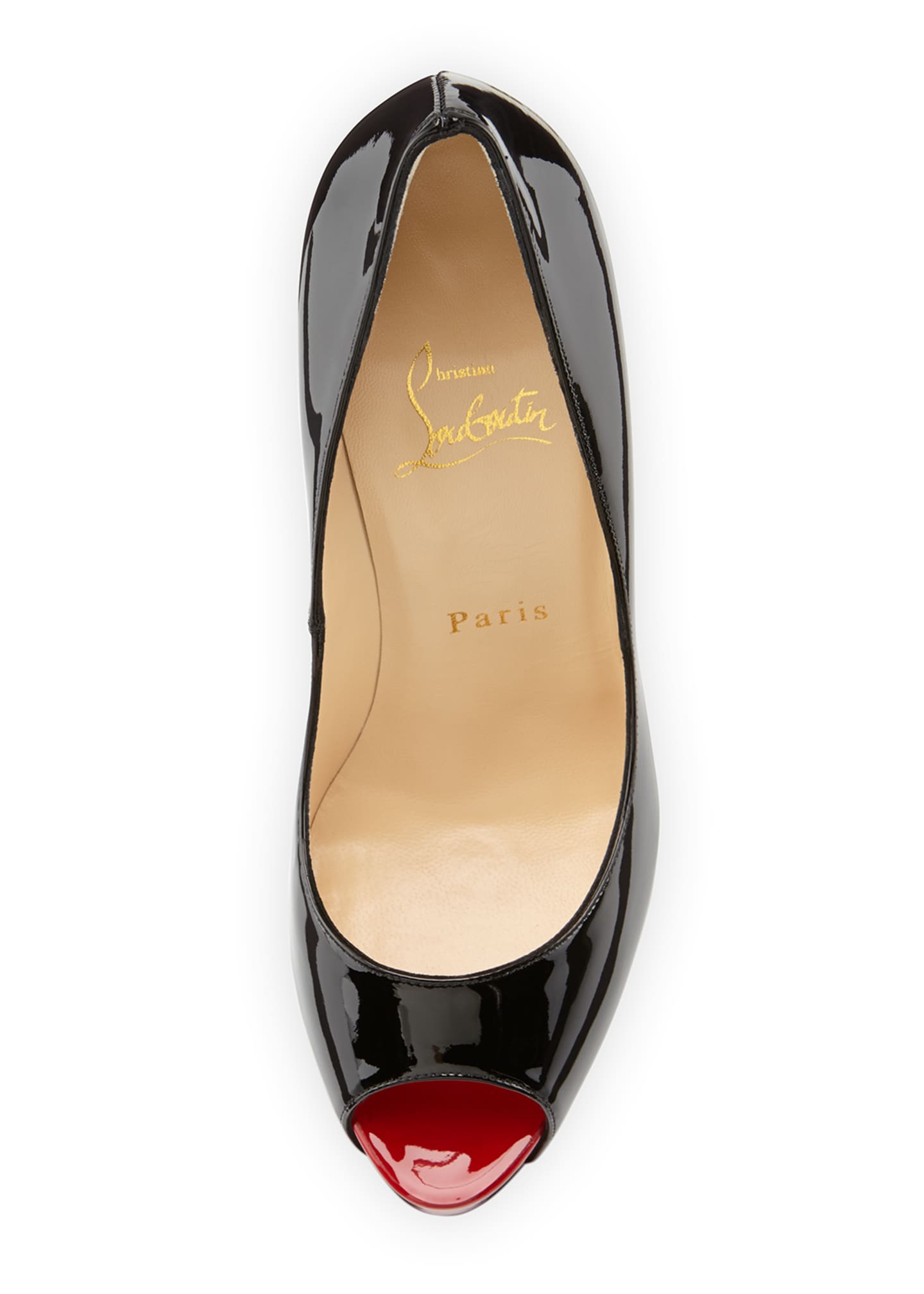Christian Louboutin New Very Prive Patent Red Sole Pump - Bergdorf Goodman