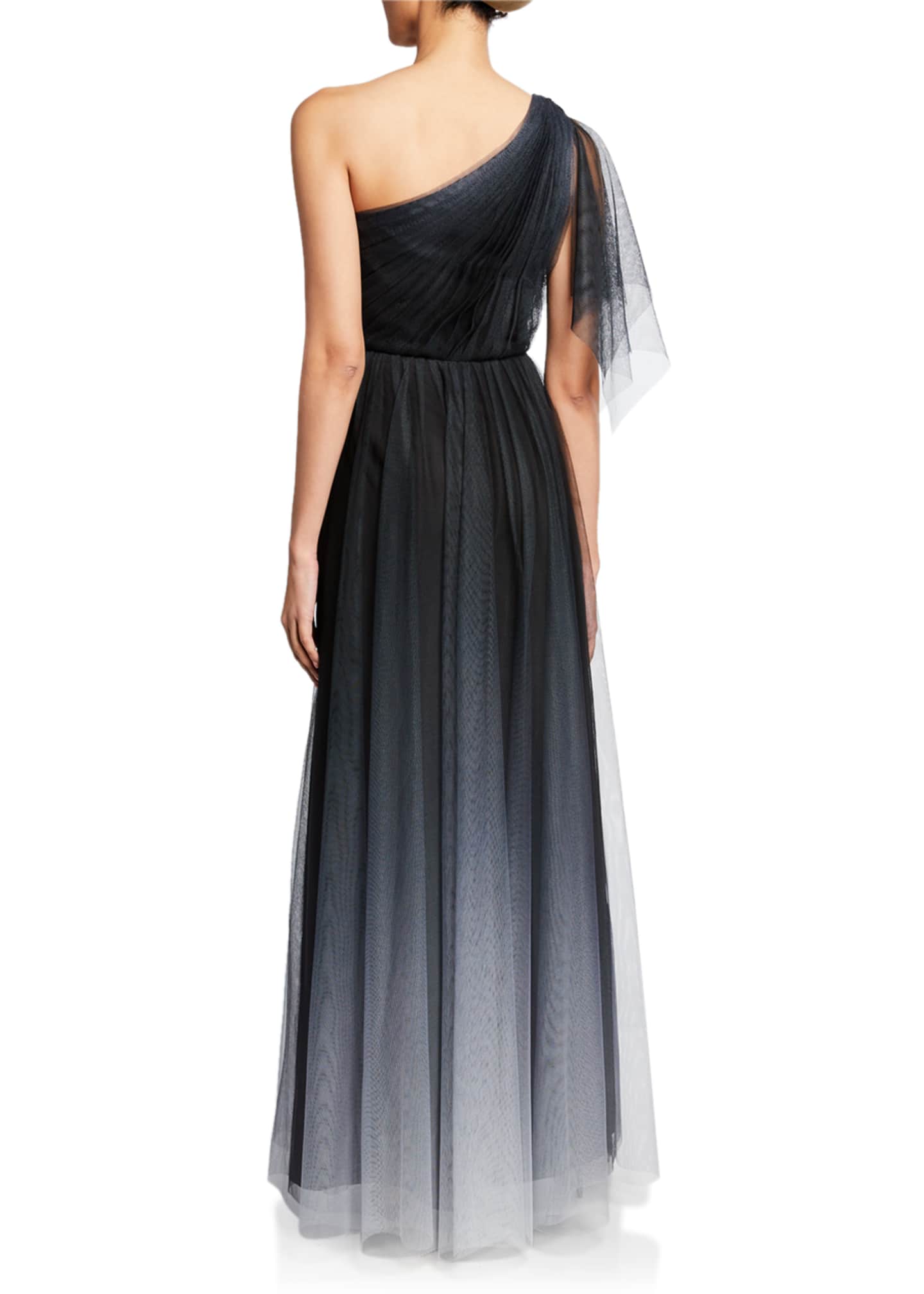 ombre tulle gown