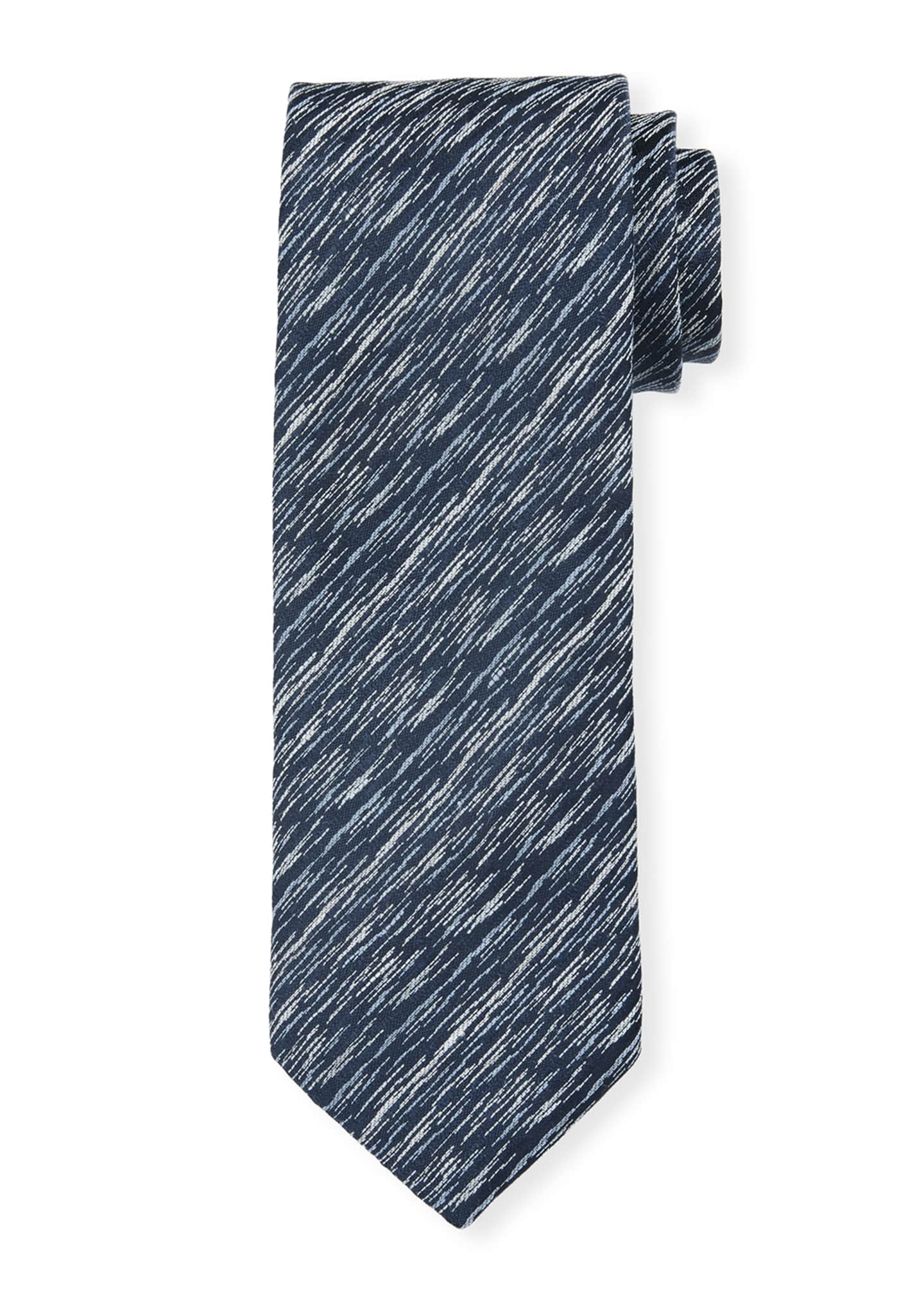 Charvet Two Tone Graphic Silk Tie Bergdorf Goodman