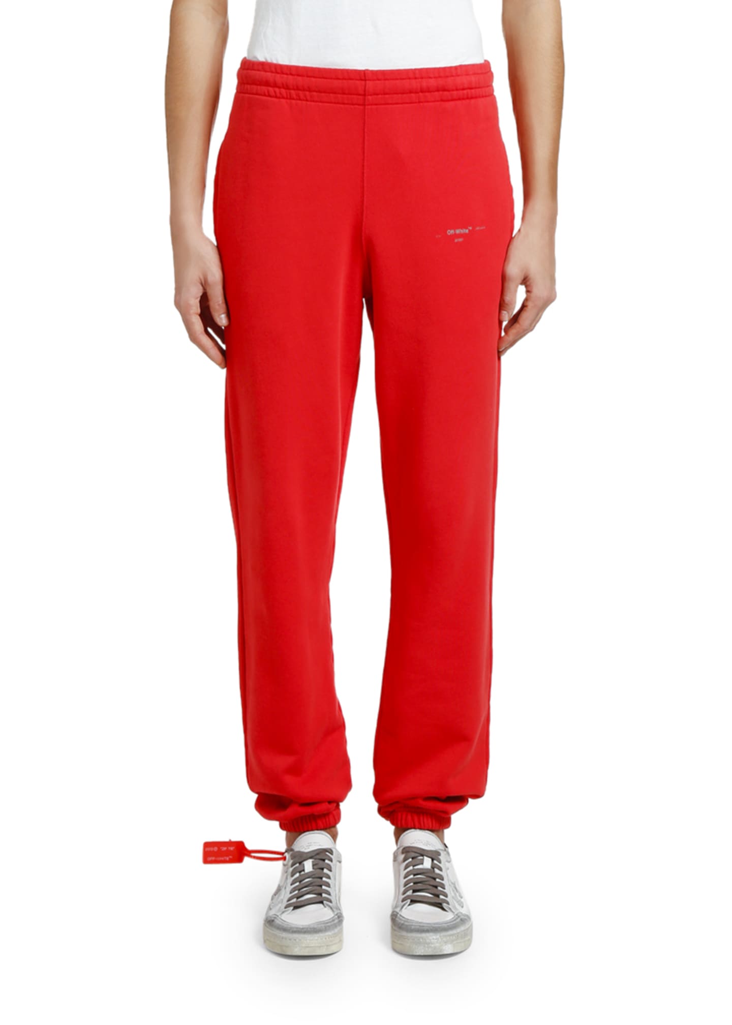 off white red sweatpants
