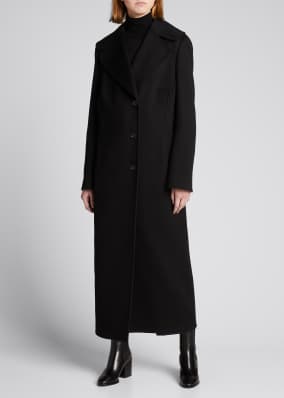 Cashmere Midi Length Coat