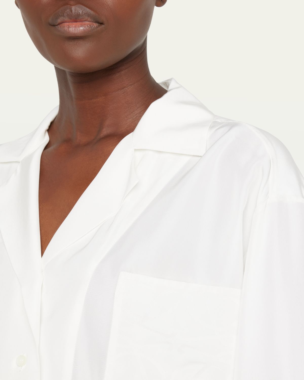 Akris punto Square-Neck Jersey Top