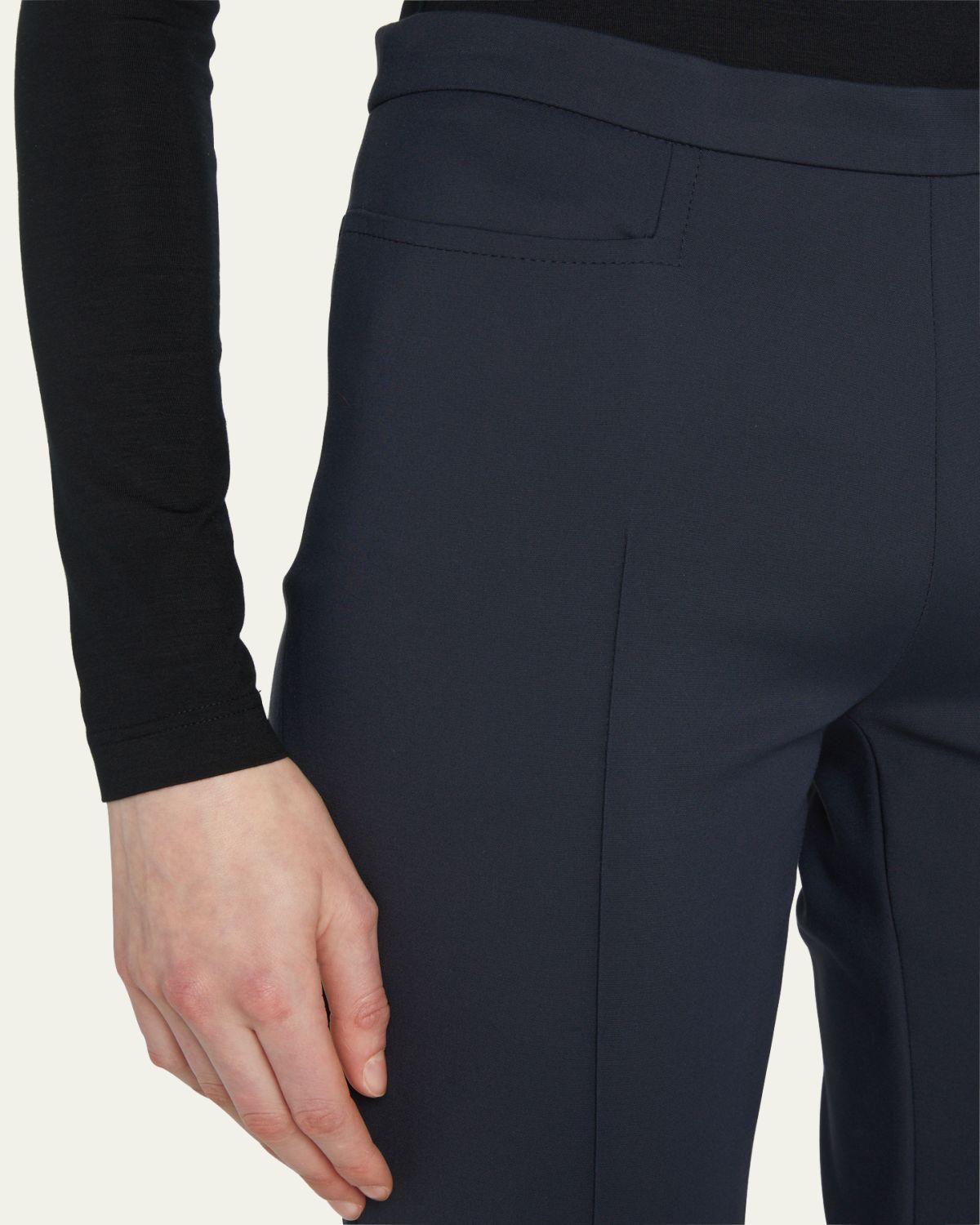 Akris punto Franca Mid-Rise Cropped Pants | Thumbnail 3
