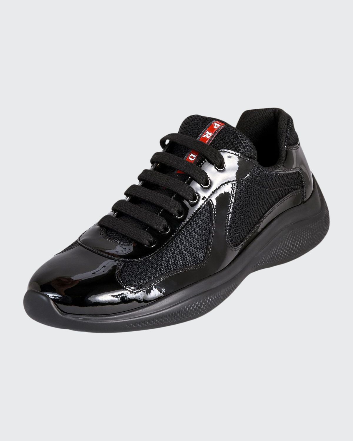 Prada Men's America's Cup Patent Leather Sneakers | Thumbnail 15 Prada Men's America's Cup Patent Leather Sneakers | Thumbnail 15