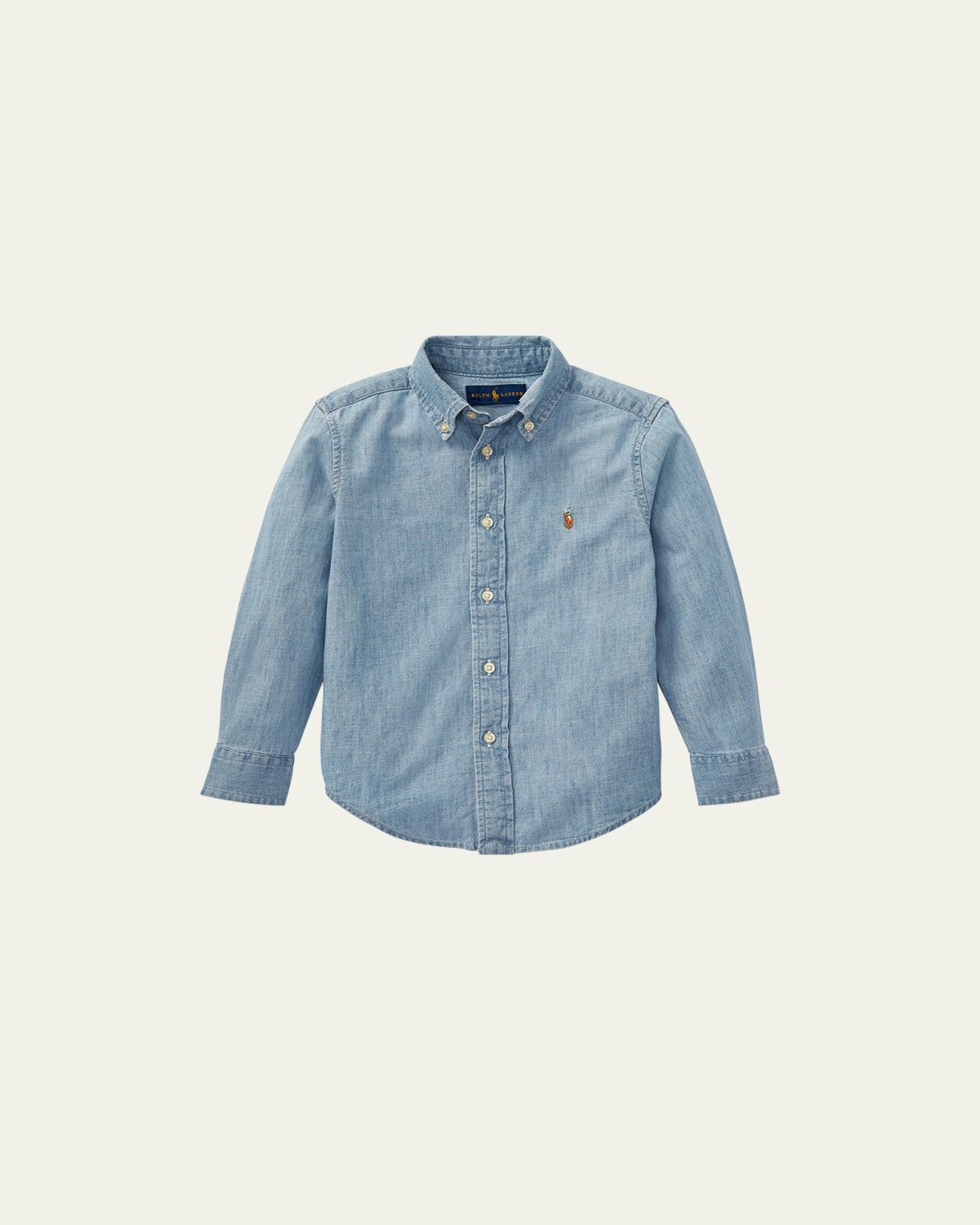 Ralph Lauren Childrenswear Woven Chambray Shirt, Size 2-7