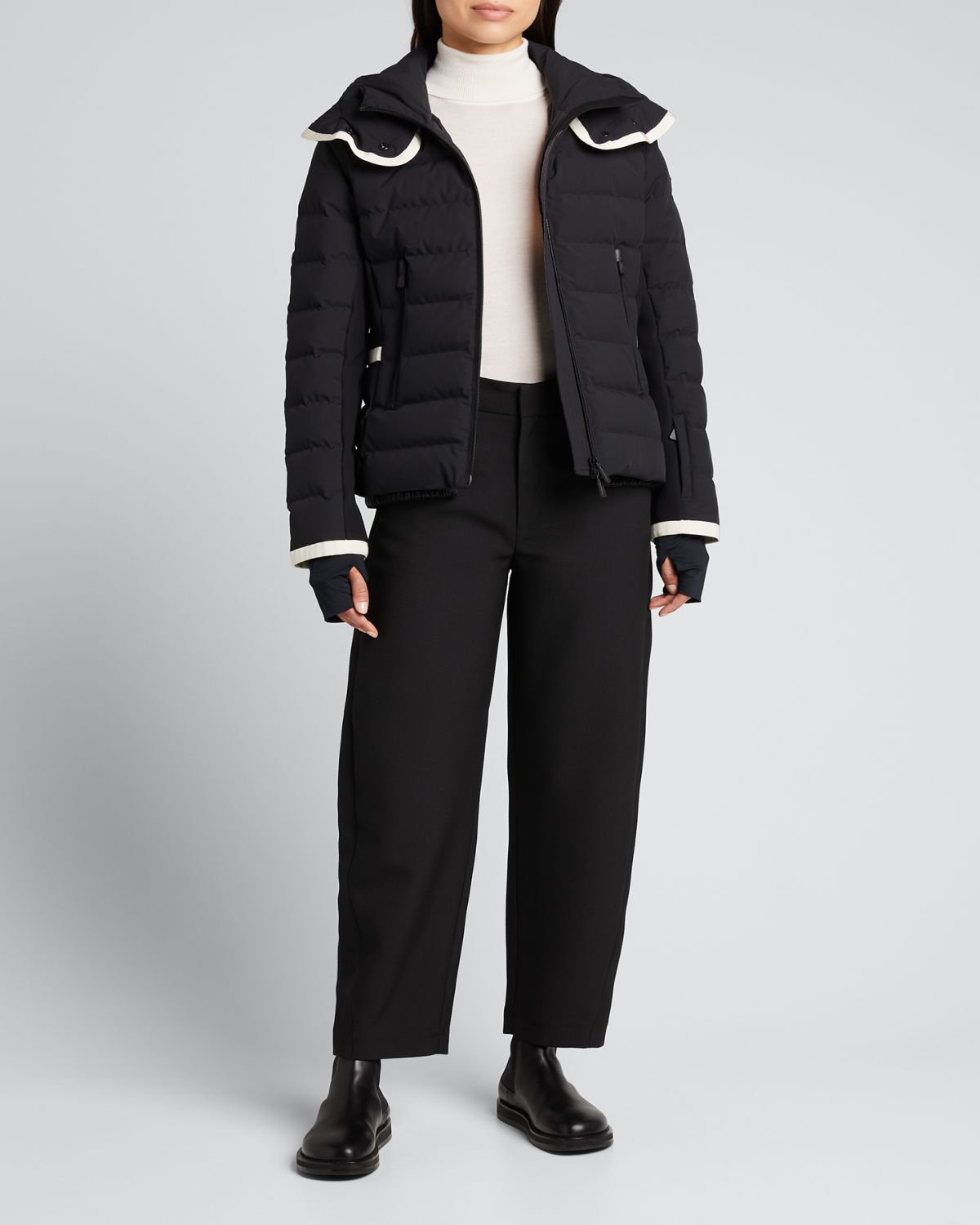 Moncler Grenoble Lamoura Fitted Down Ski Jacket